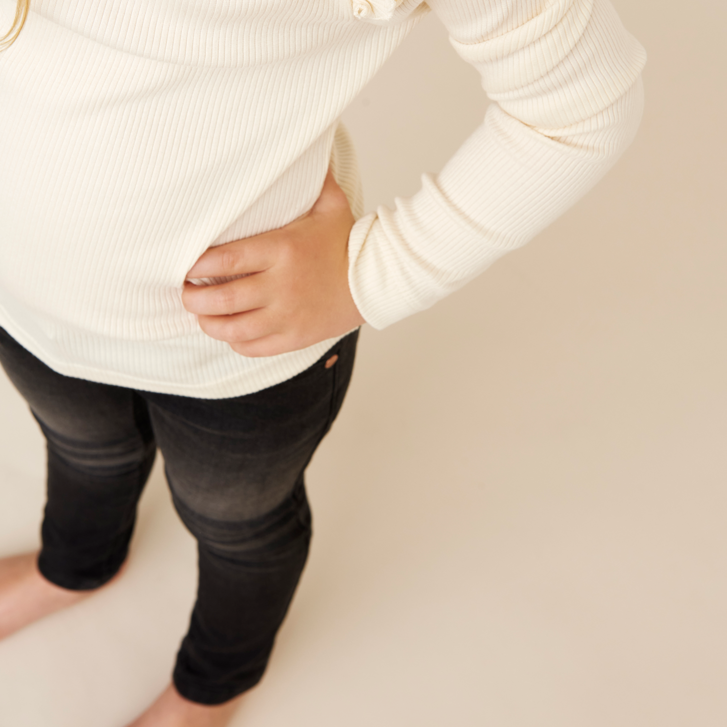 Minymo Pige Jeans i økologisk bomuld - Blue Night