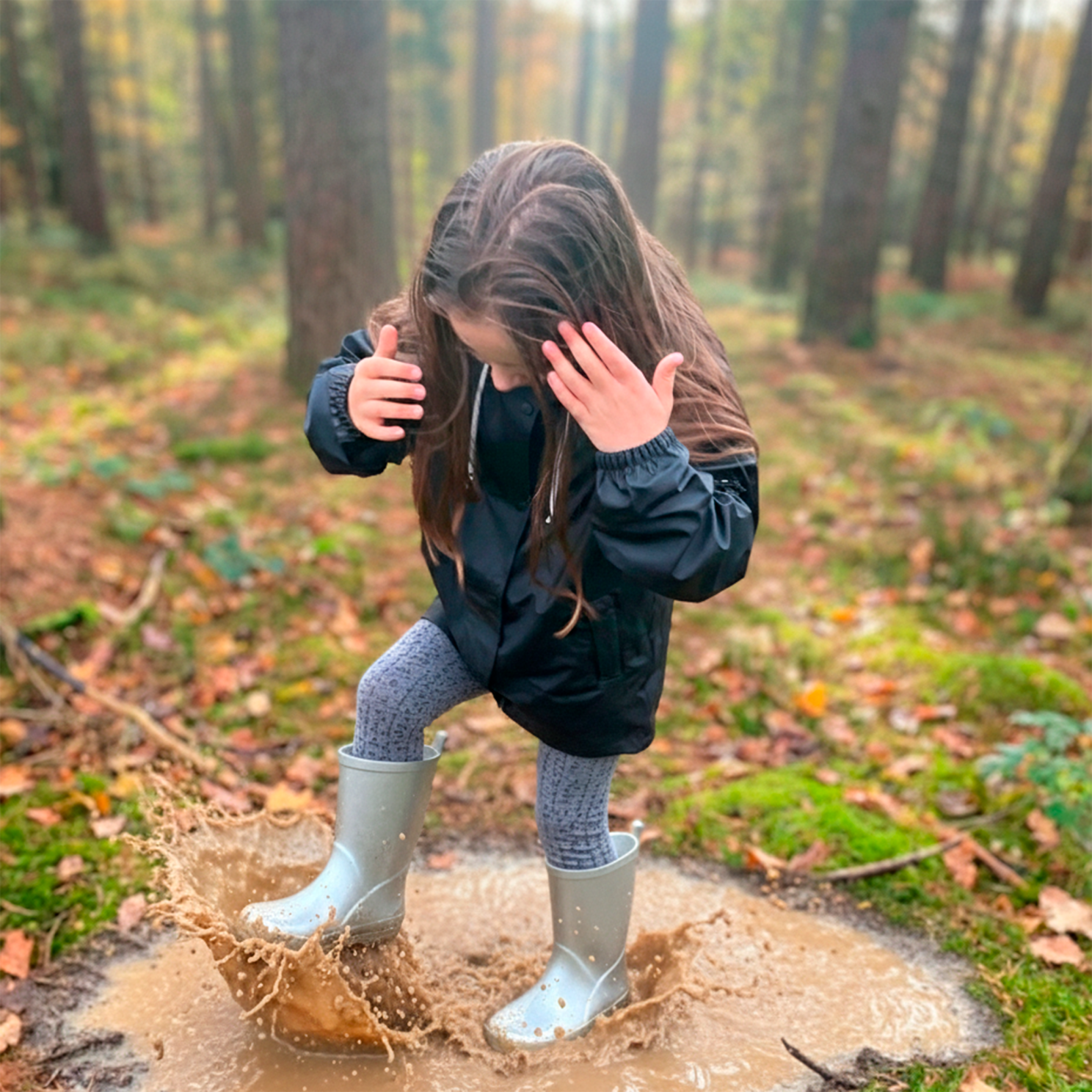 Nordic Project 18 Bossy Børne Regnjakke - METEORITE