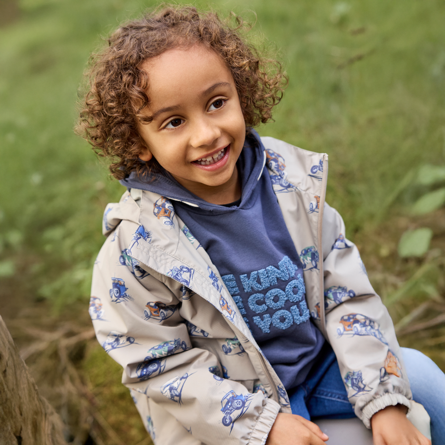 Minymo Drenge Regnjakke m. BIONIC-FINISH® ECO coating - Crockery