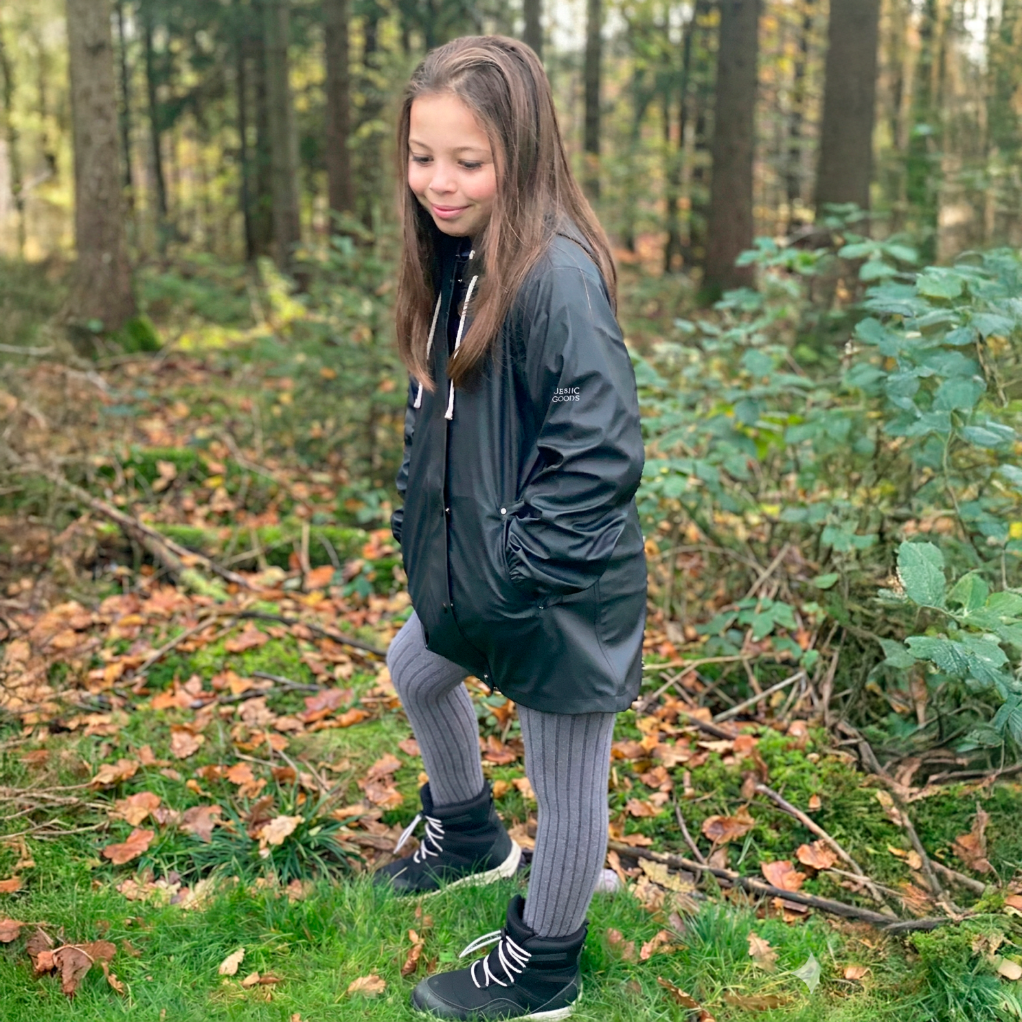 Nordic Project 18 Bossy Børne Regnjakke - METEORITE