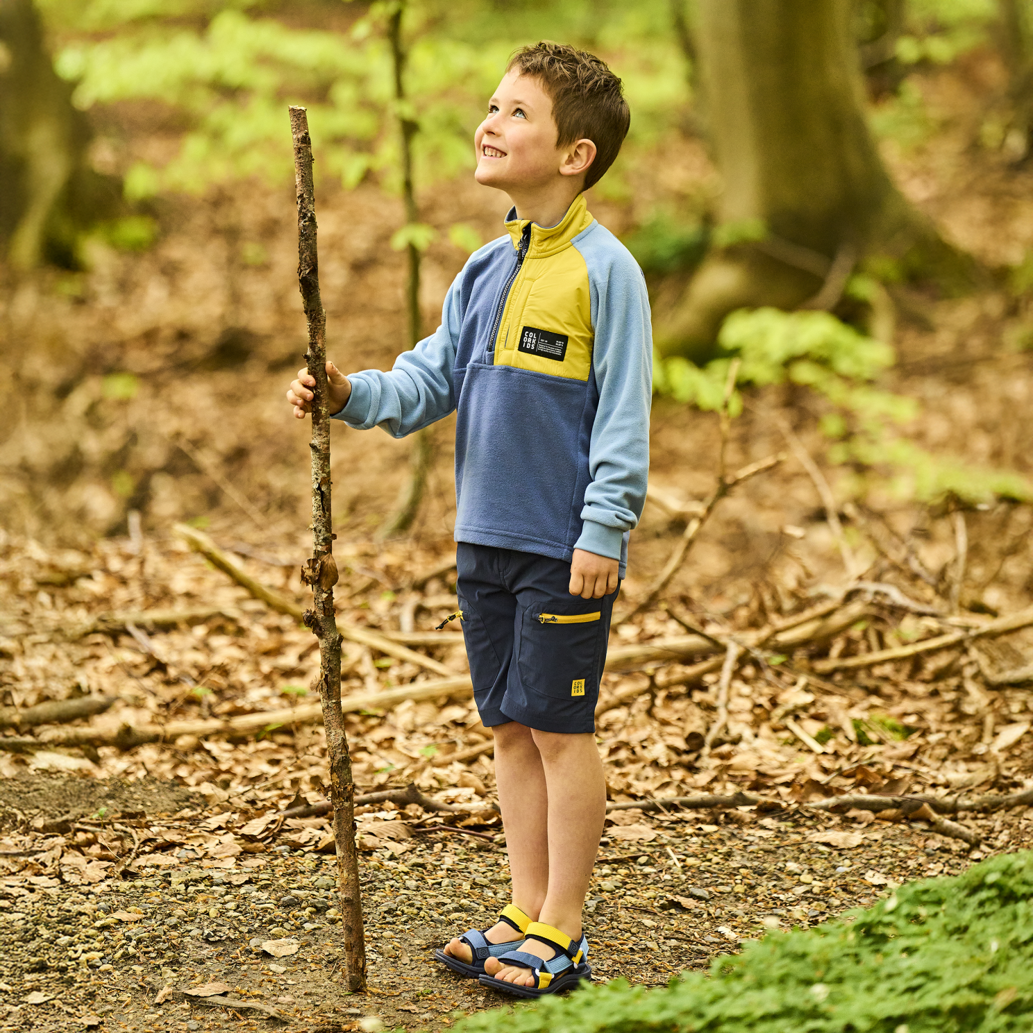 Color Kids Drenge Shorts m. BIONIC-FINISH® ECO coating - Total Eclipse