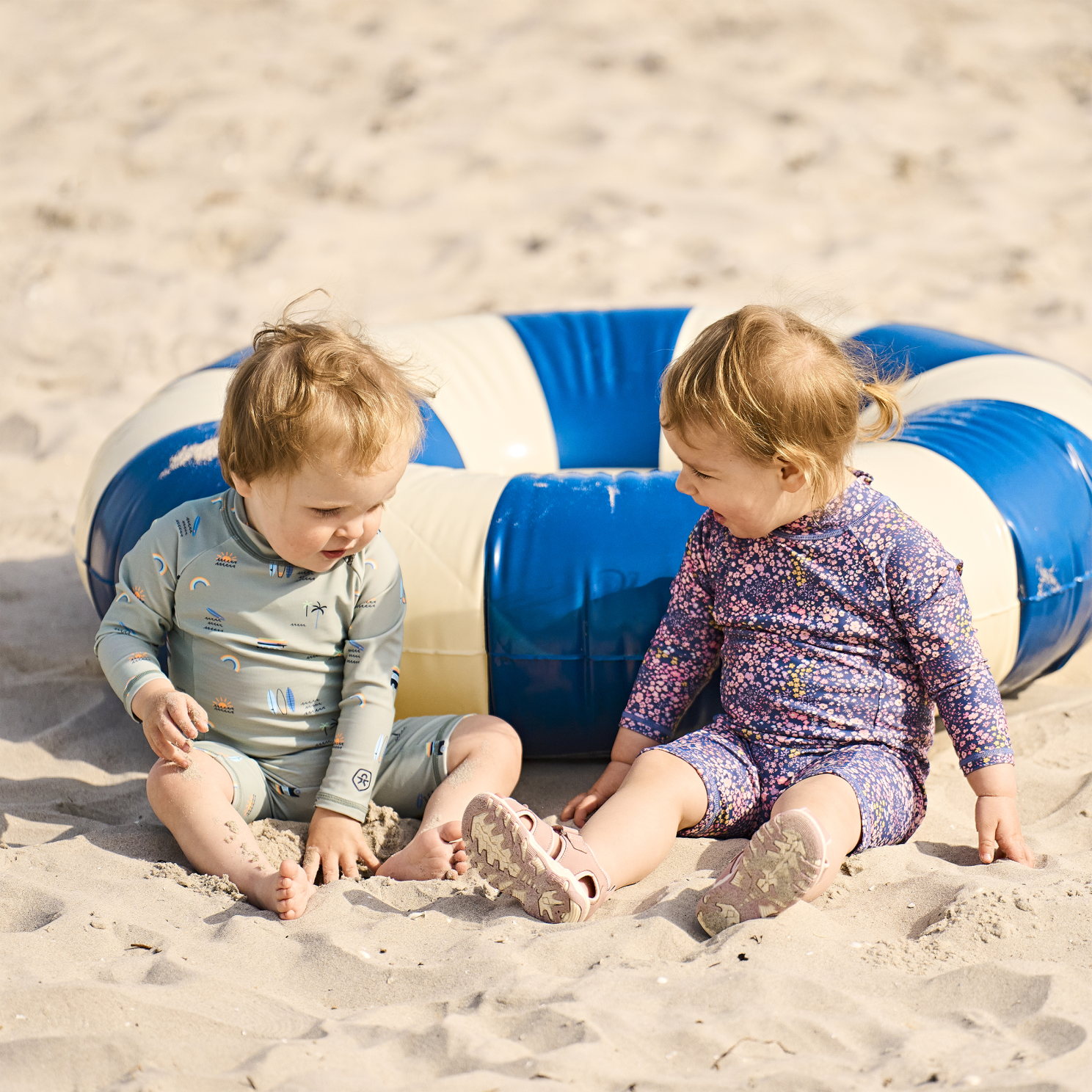 Color Kids Børne Badeheldragt UV 50+ - Iceberg Green