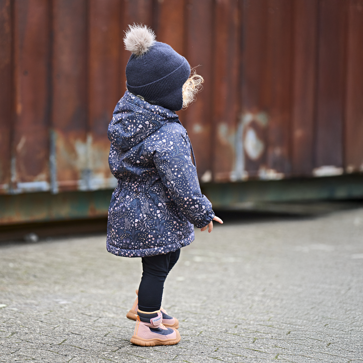 Color Kids Pige Vinterjakke m. BIONIC-FINISH® ECO coating - Phantom