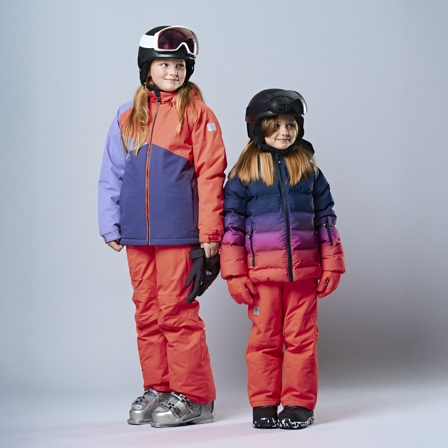 Color Kids Pige Skijakke m. BIONIC-FINISH® ECO coating - Diva Pink