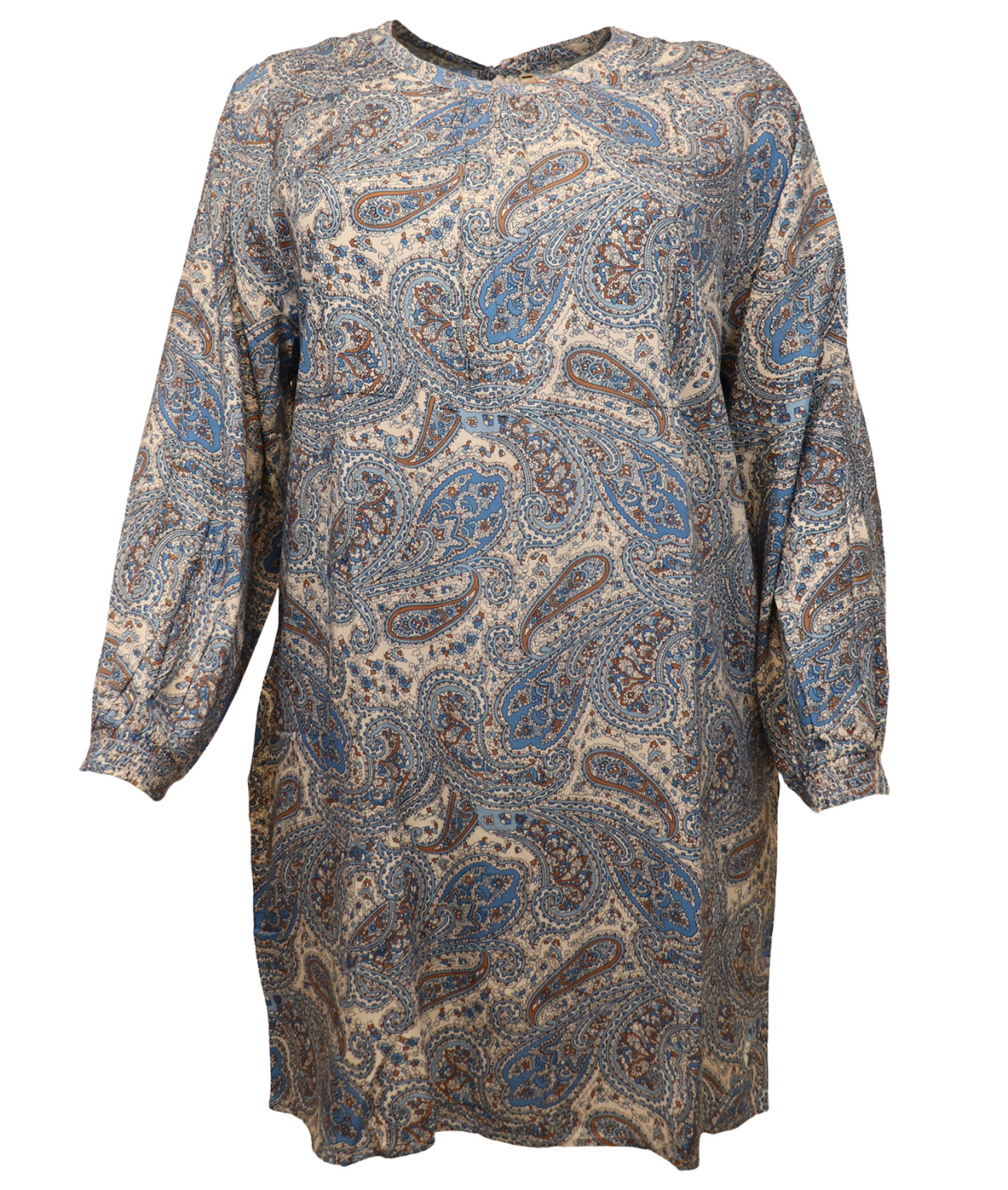 Cassiopeia Dame Kjole Plus Size - Blue Combi