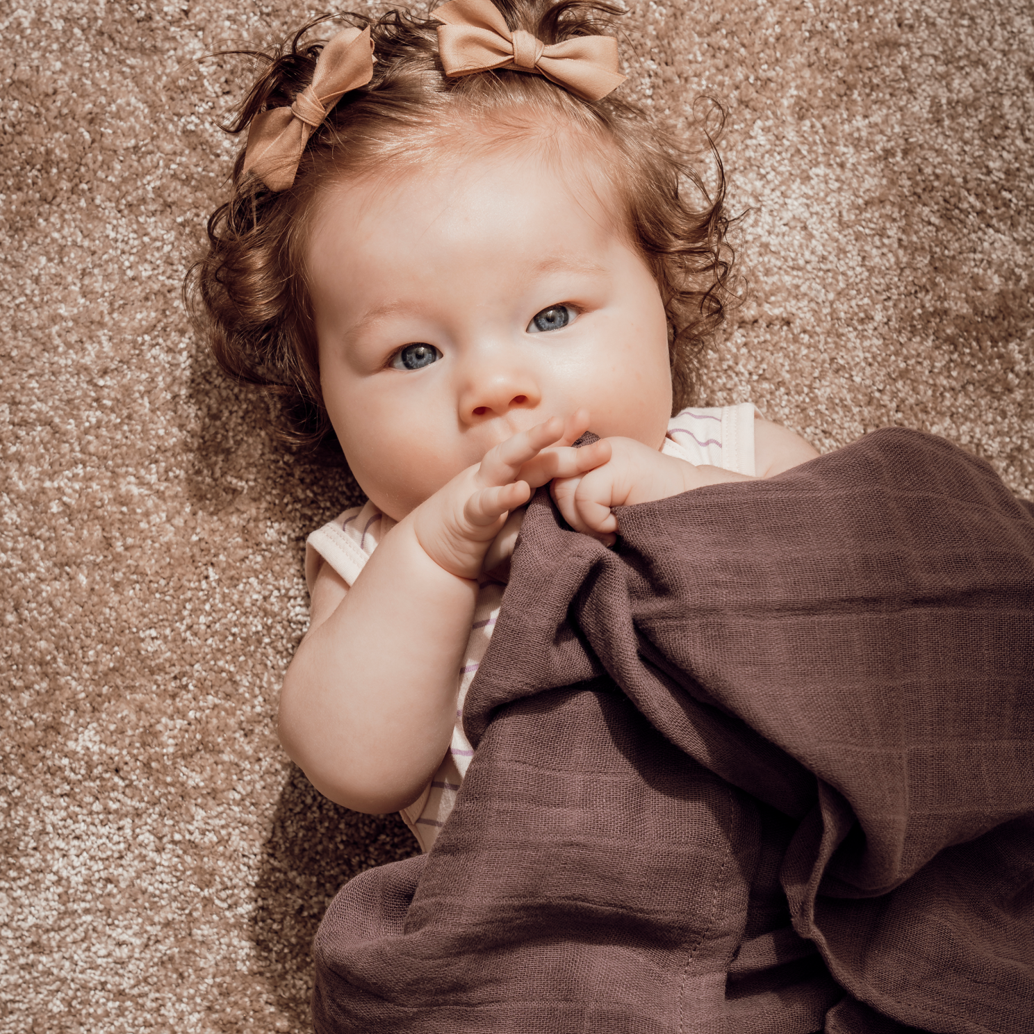 Impala Muslin Baby Stofble - Girl Colour 4 Pack