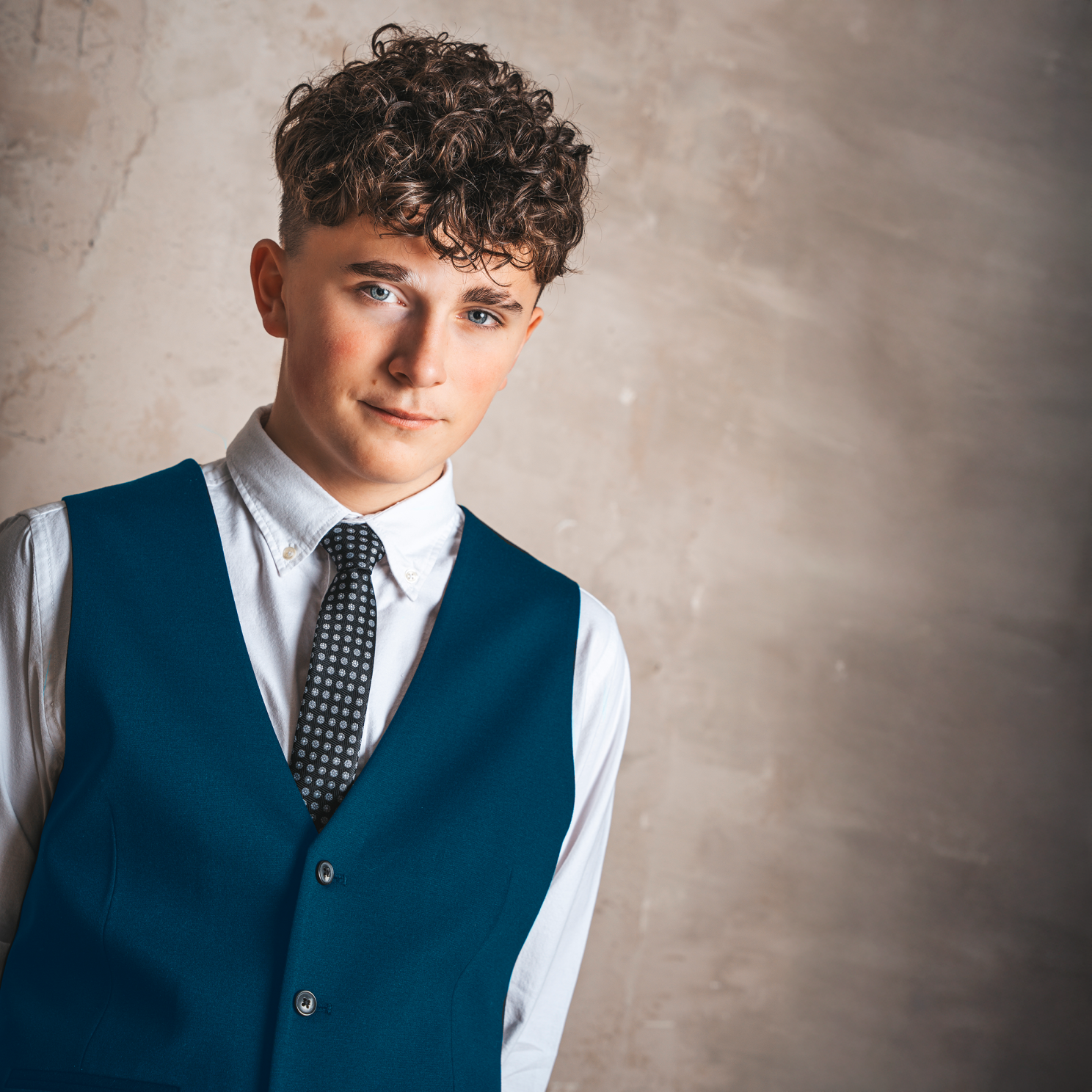 Marcus Joey Herre Habitvest - Dress Blues