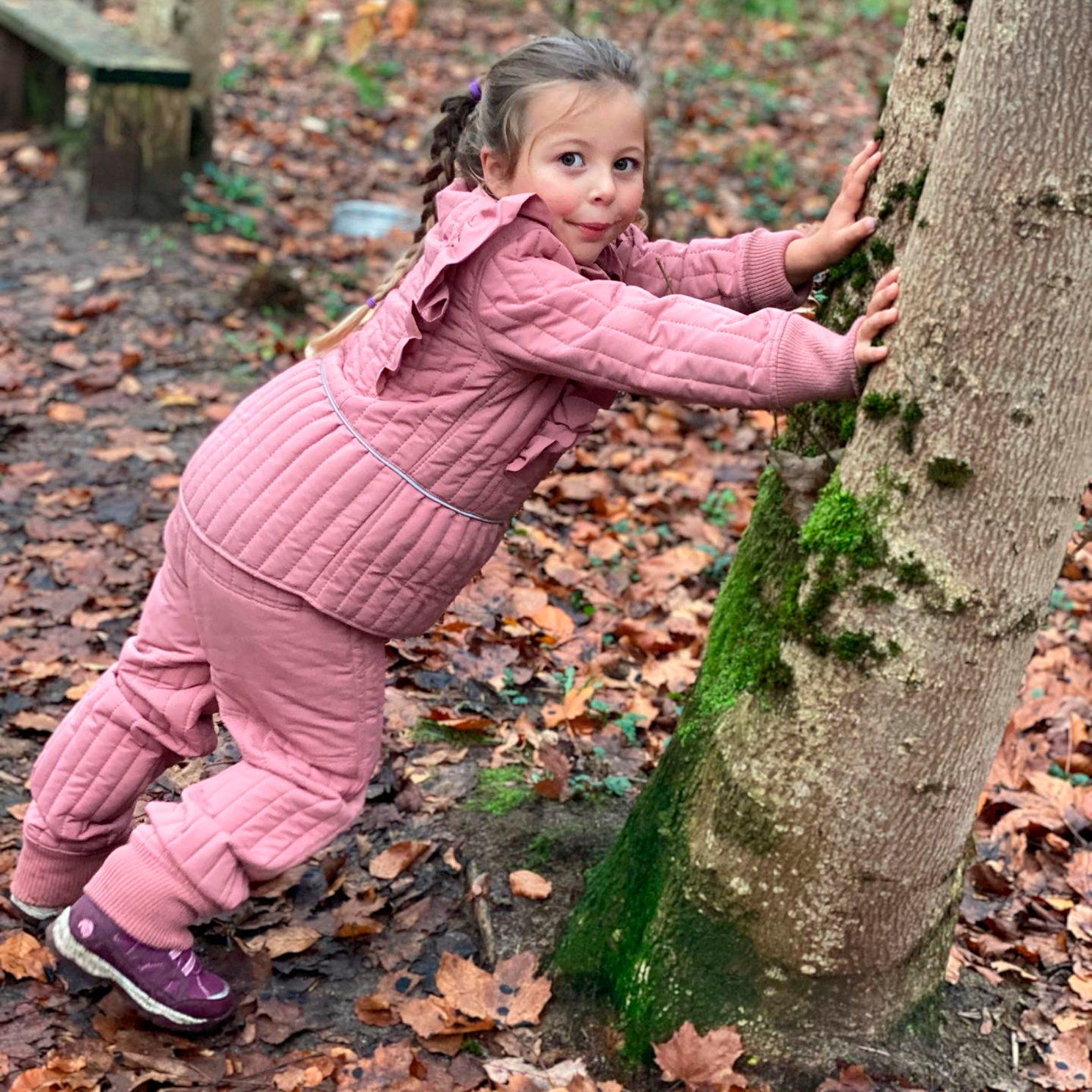 En Fant Pige Termosæt m. BIONIC-FINISH® ECO coating - Old Rose