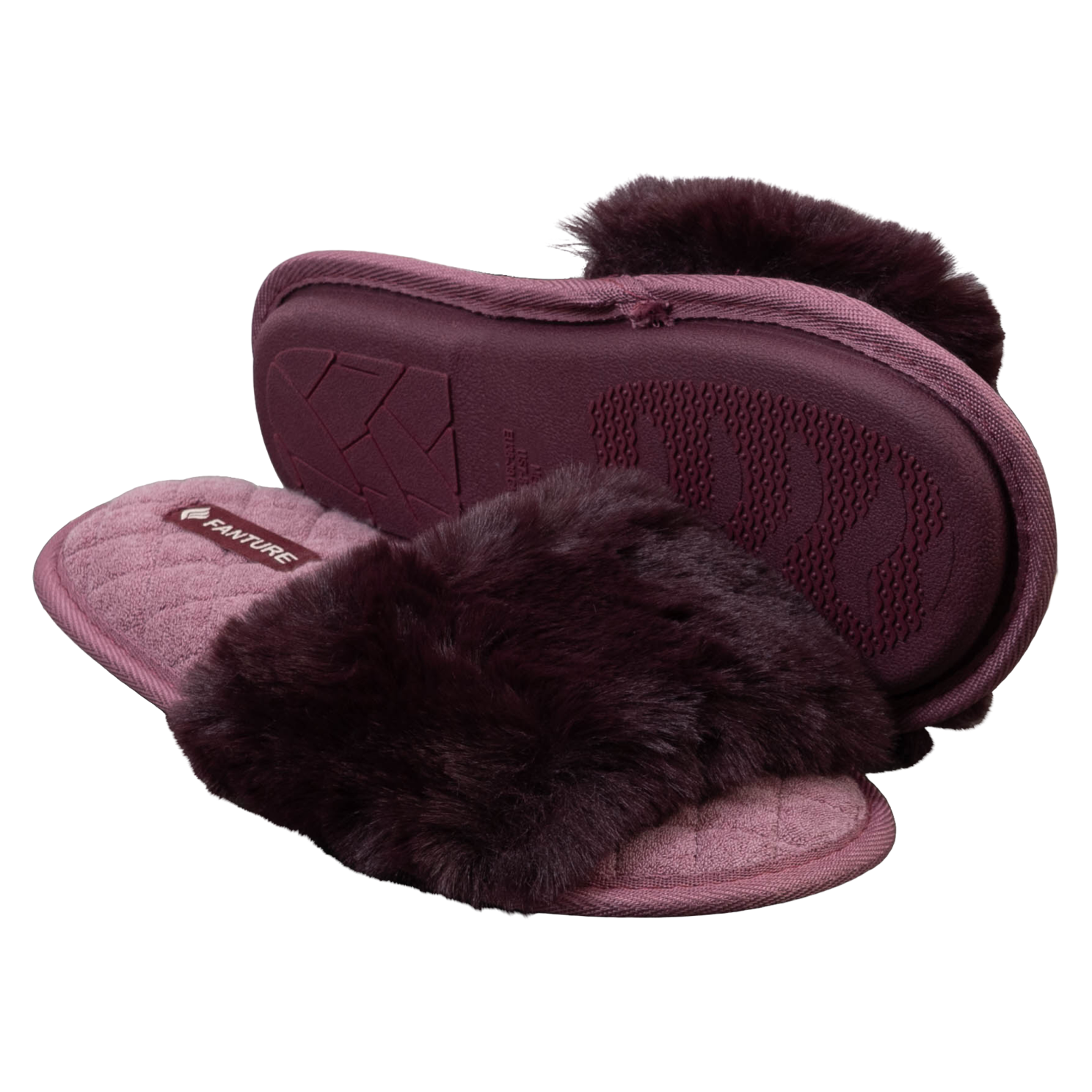 Fanture Dame Hjemmesko - Wine red
