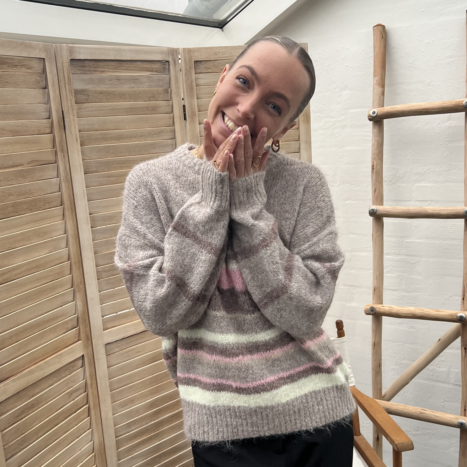 Nordic Project 18 Lilula Dame Striktrøje - SAVANNAH TAN