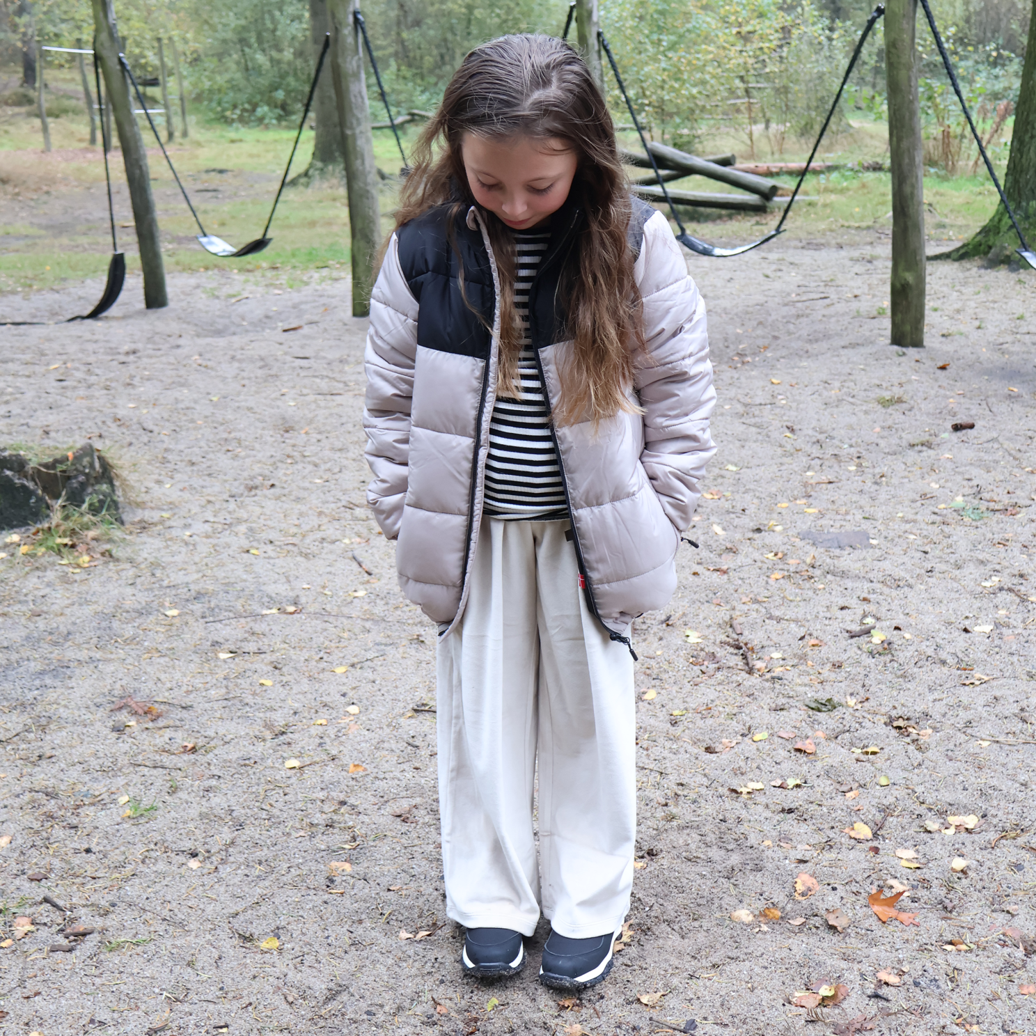 Nordic Project 18 Fjord Børne Vinterjakke - DESERT TAUPE