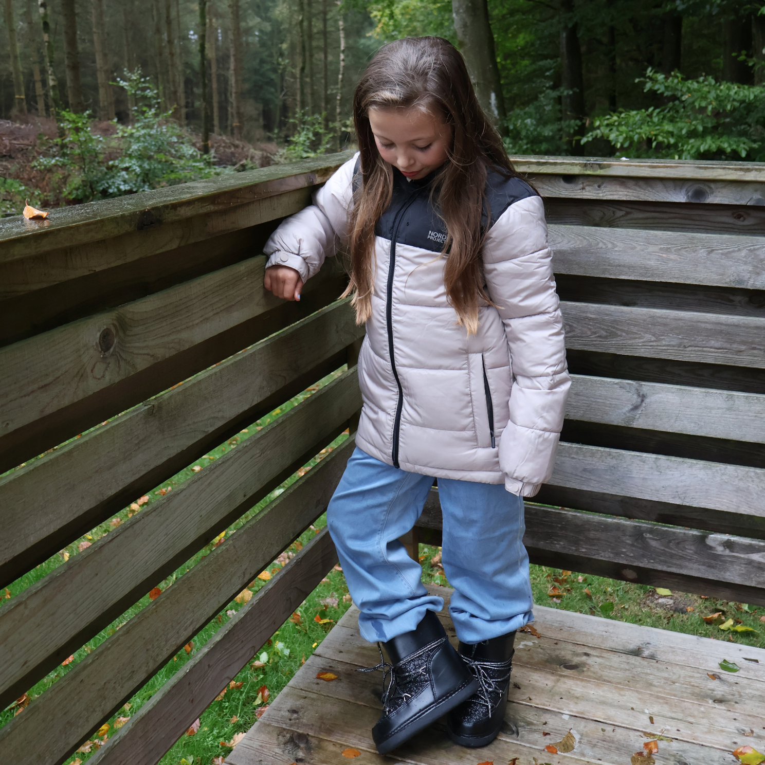 Nordic Project 18 Fjord Børne Vinterjakke - DESERT TAUPE