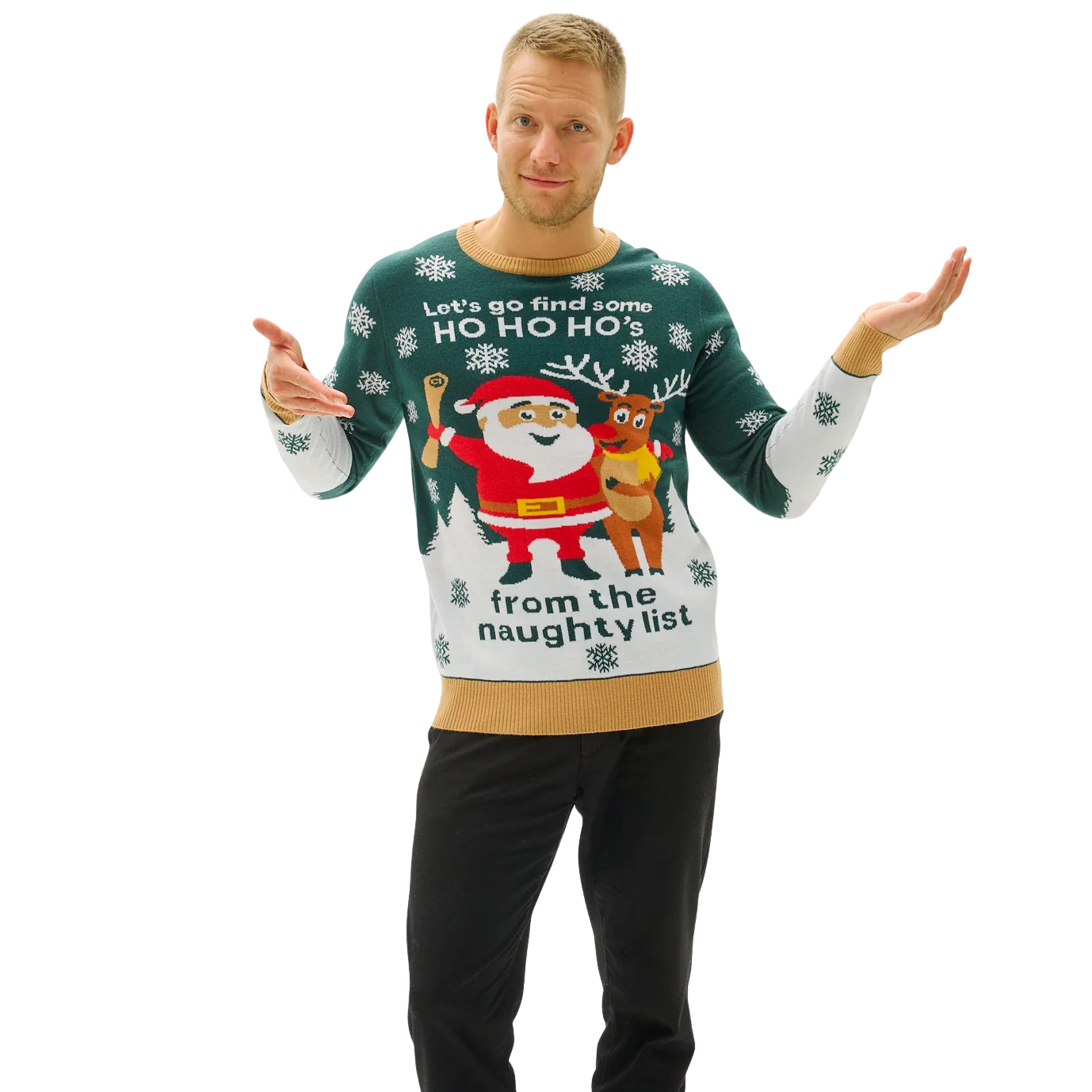 Jule Unisex Striktrøje - Green