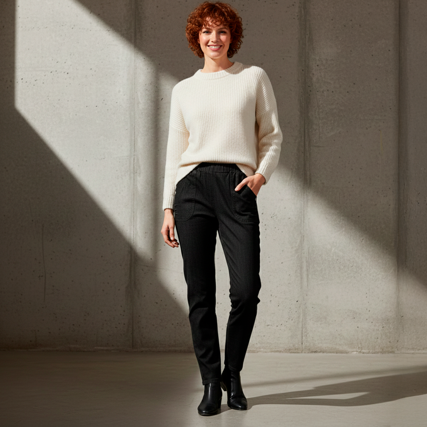 J.S.T. For My Dame Bukser - Black