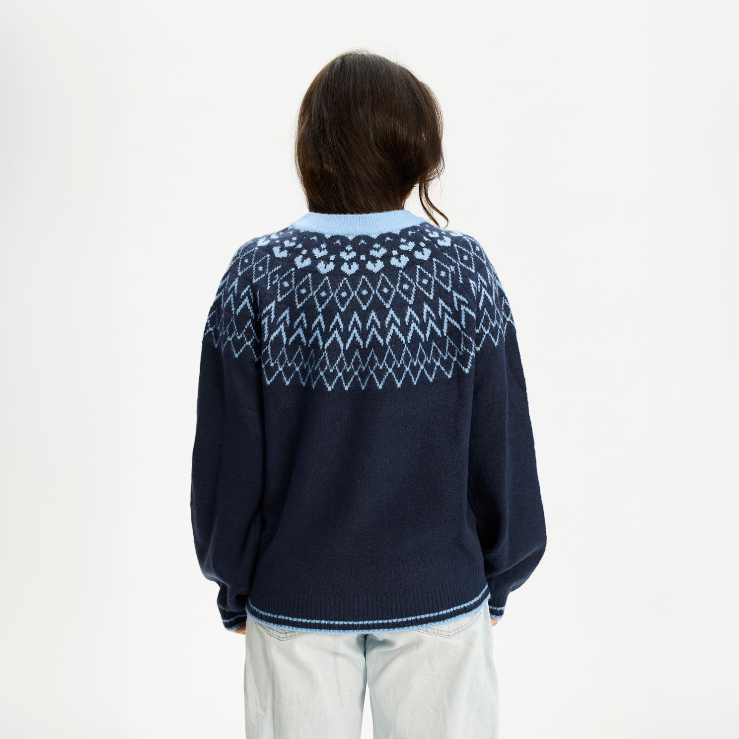 Nordic Project 18 Jasmin Dame Striktrøje - TOTAL ECLIPSE