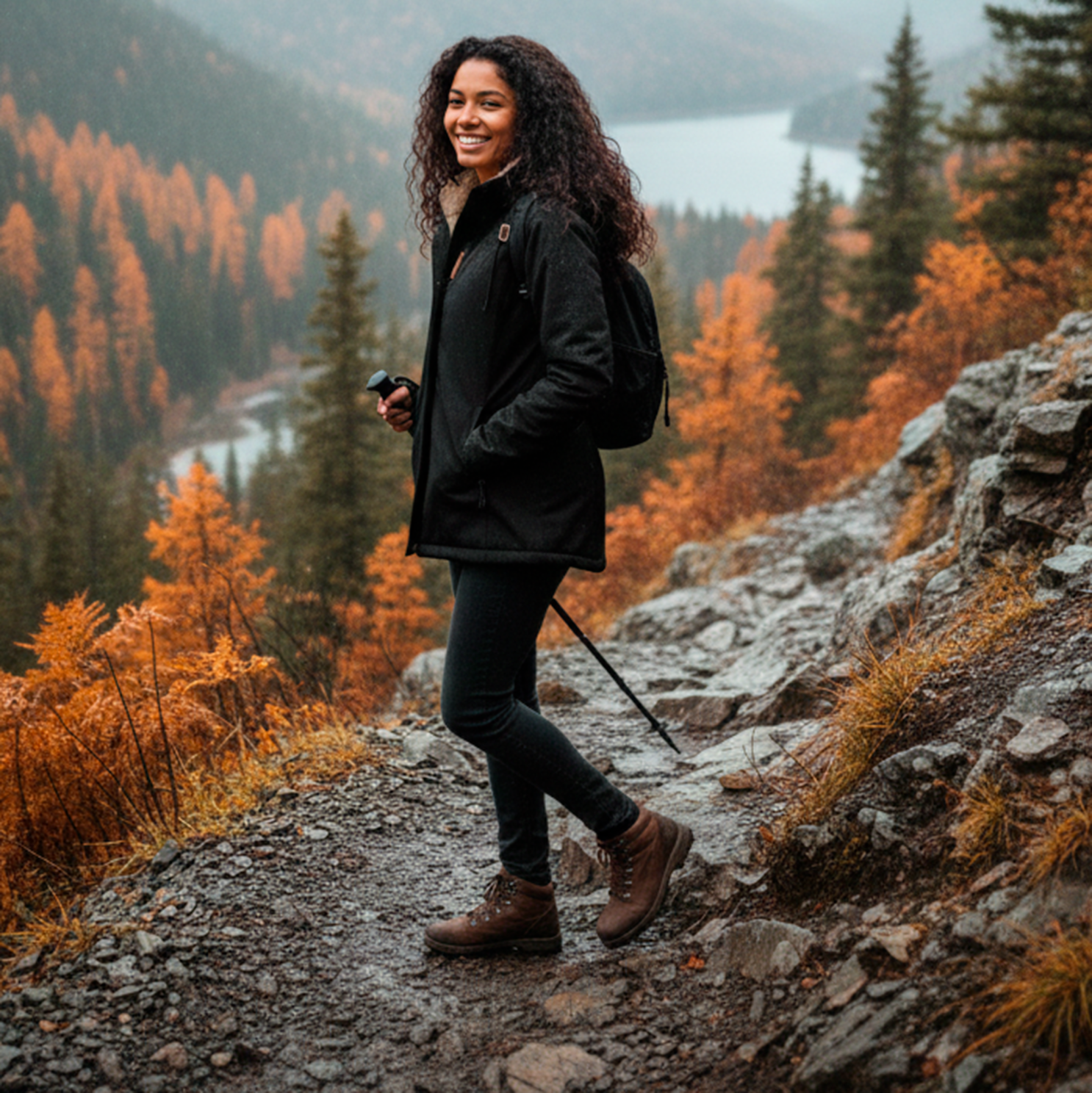 Kopenhaken Deltro Dame Jakke - BLACK