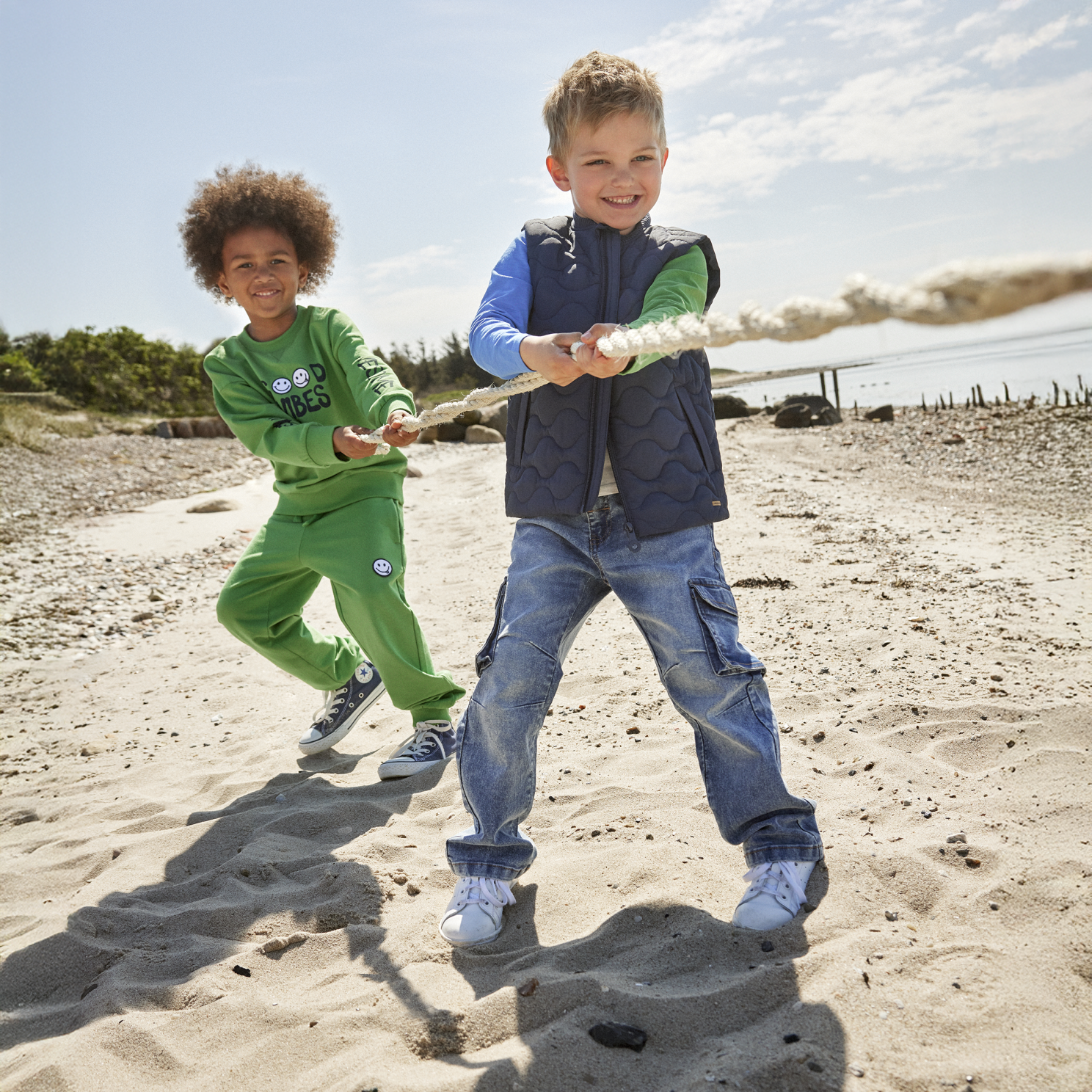 Minymo Drenge Sweatshirt - Peppermint