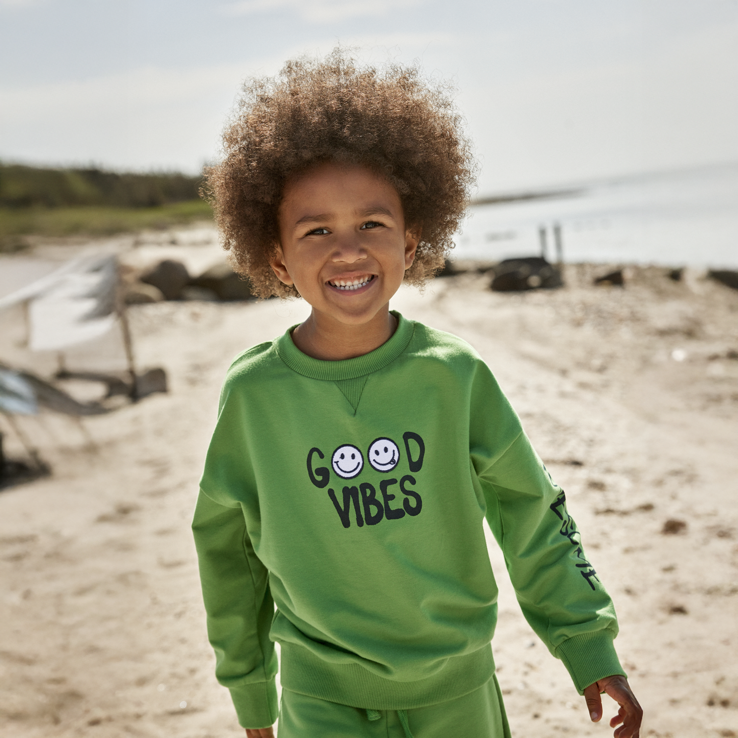 Minymo Drenge Sweatshirt - Peppermint