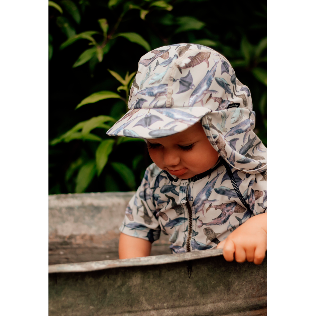 Mikk-line Børne Badehat - Metal