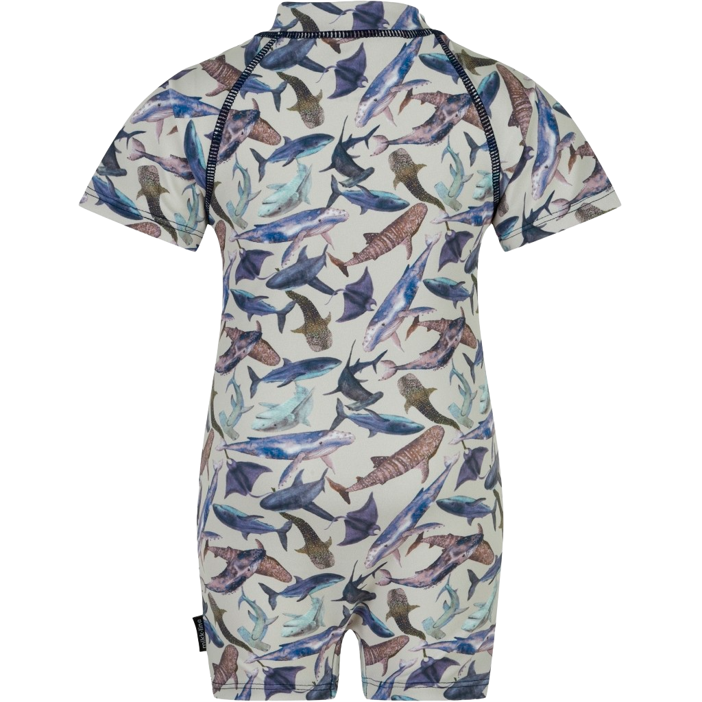 Mikk-line Børne Badeheldragt UV 50+ - Metal