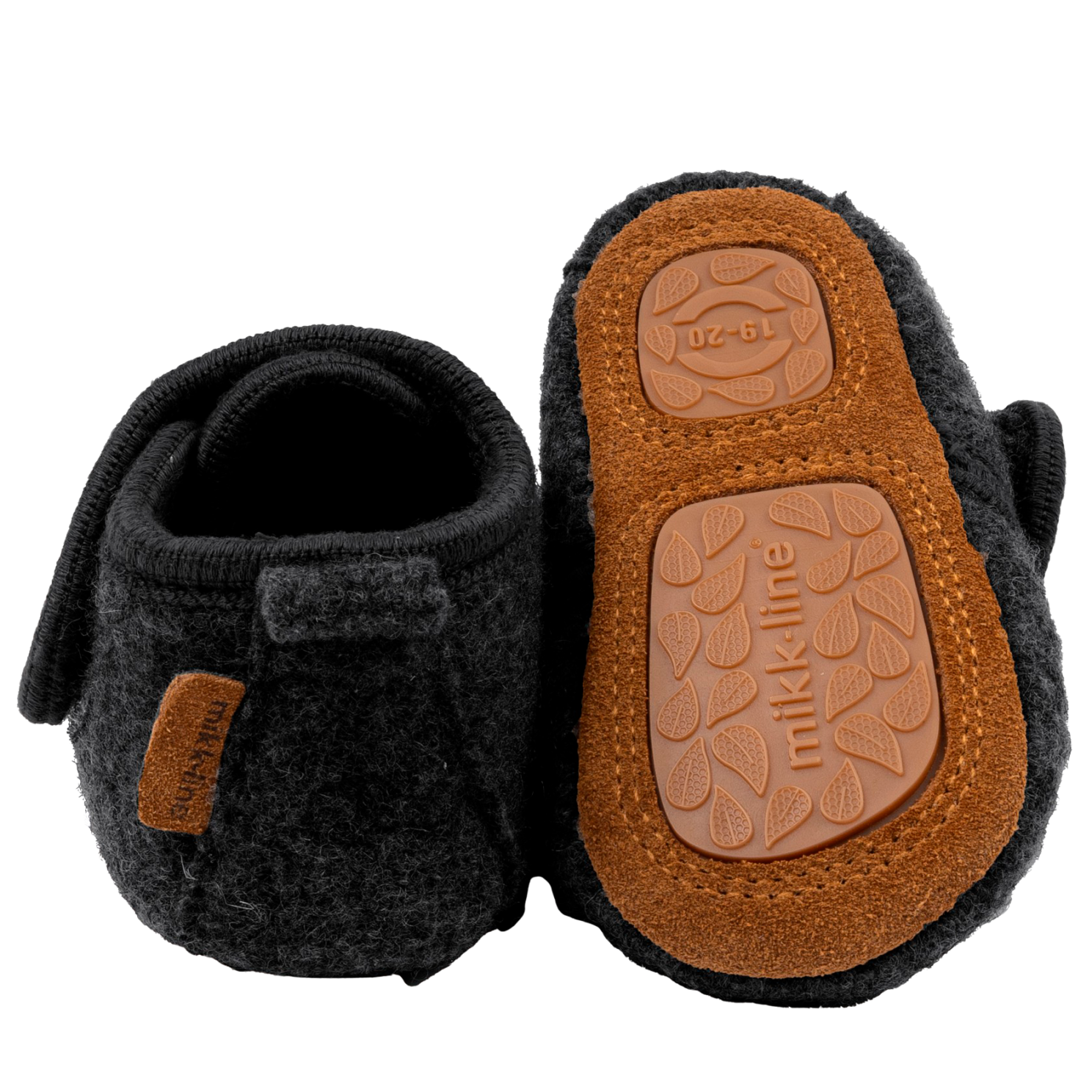 Mikk-line Prewalker Børne Futter i uld - Anthracite Melange