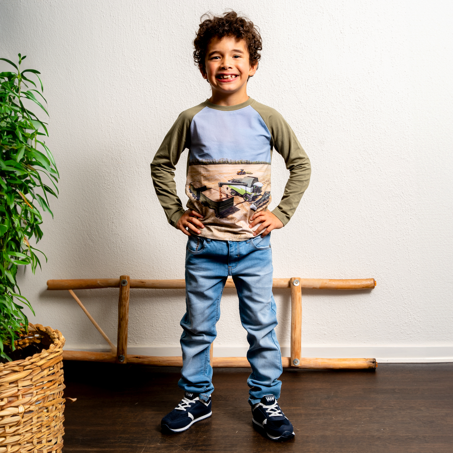 Minymo Drenge Jeans i økologisk bomuld - Light Dusty Blue