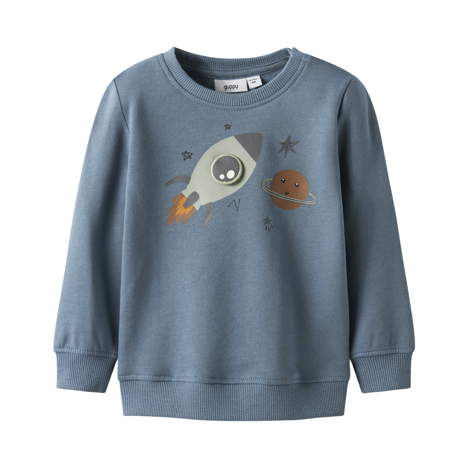 Guppy Rufus Baby Sweatshirt - Blue Mirage