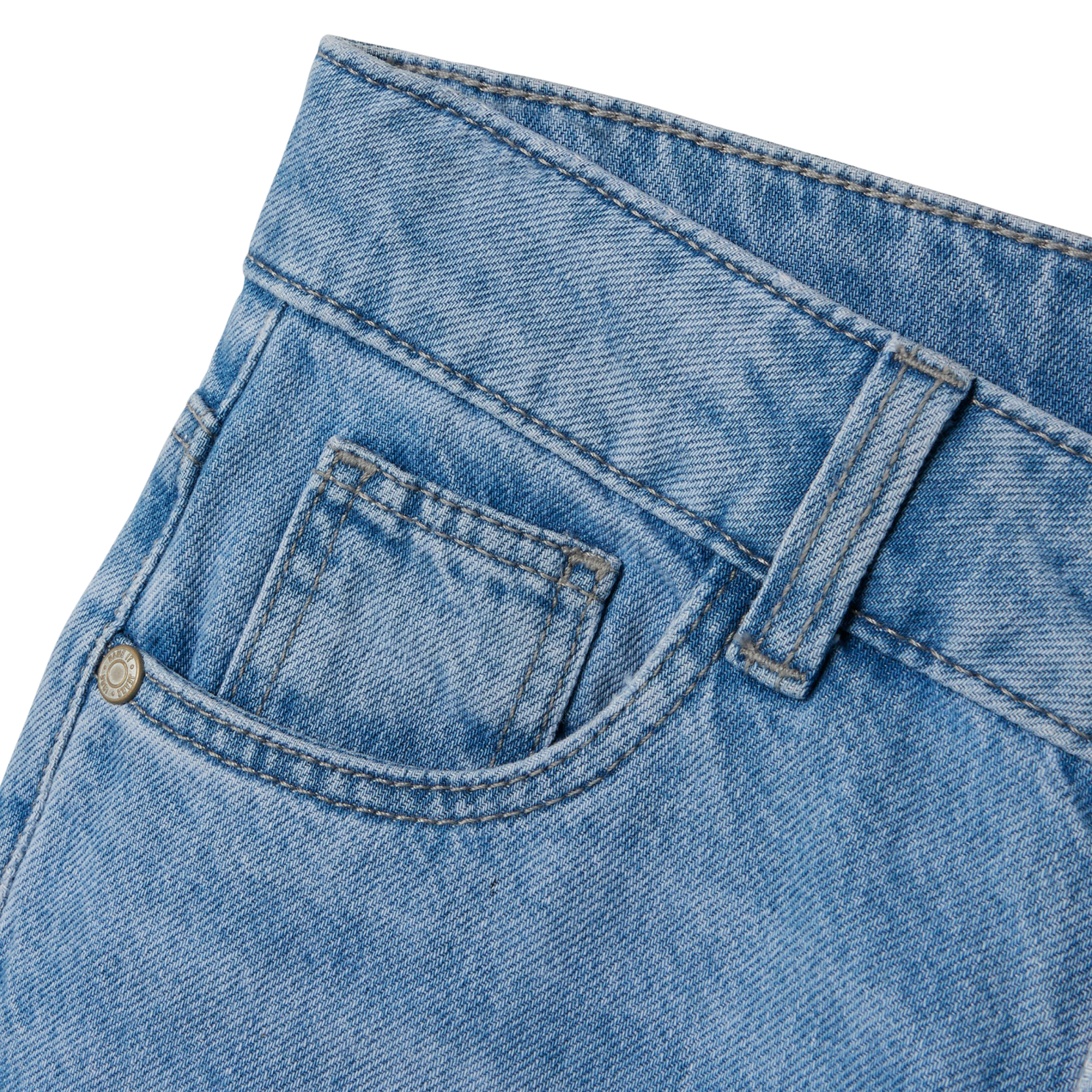 Guppy Ryan Drenge Jeans - Light Blue Denim