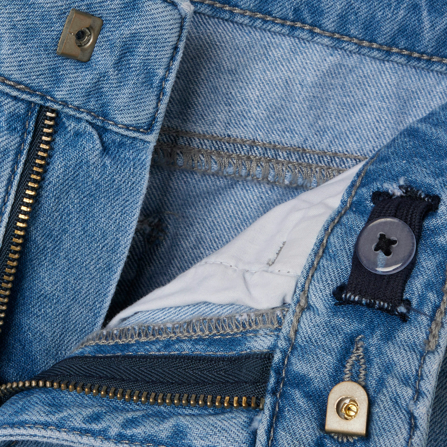 Guppy Ryan Drenge Jeans - Light Blue Denim