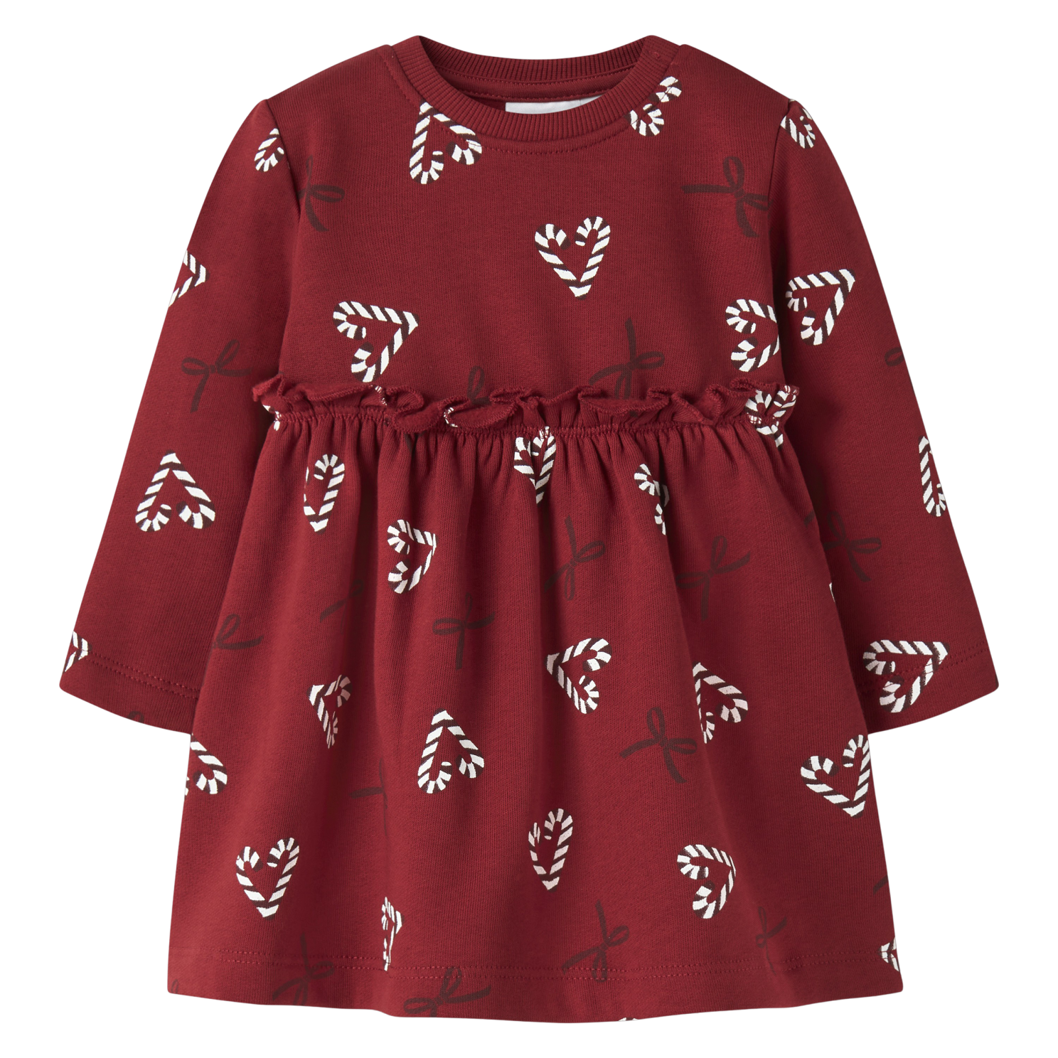 Guppy Jule Sanna Pige Kjole - Rhythmic Red