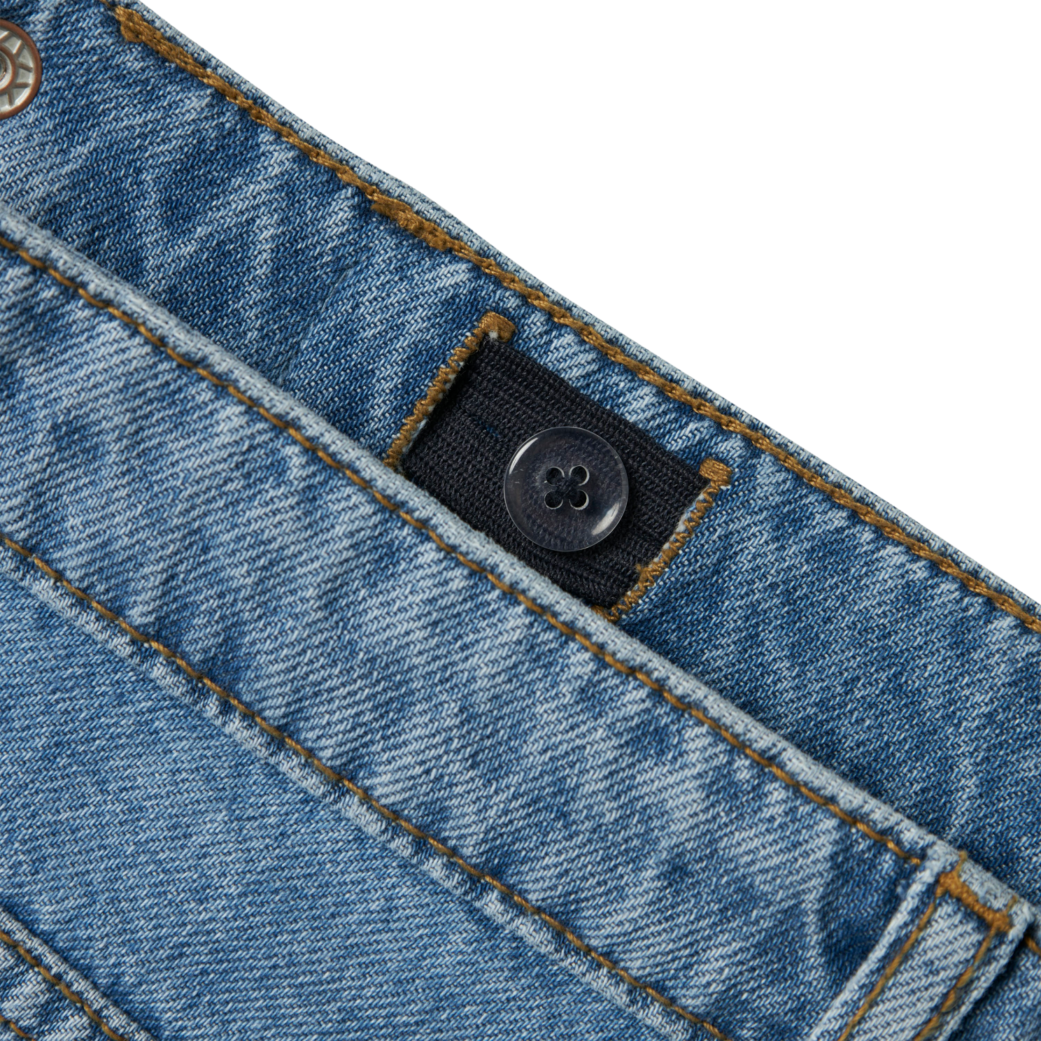 Guppy Rose Pige Jeans - Medium Blue Denim