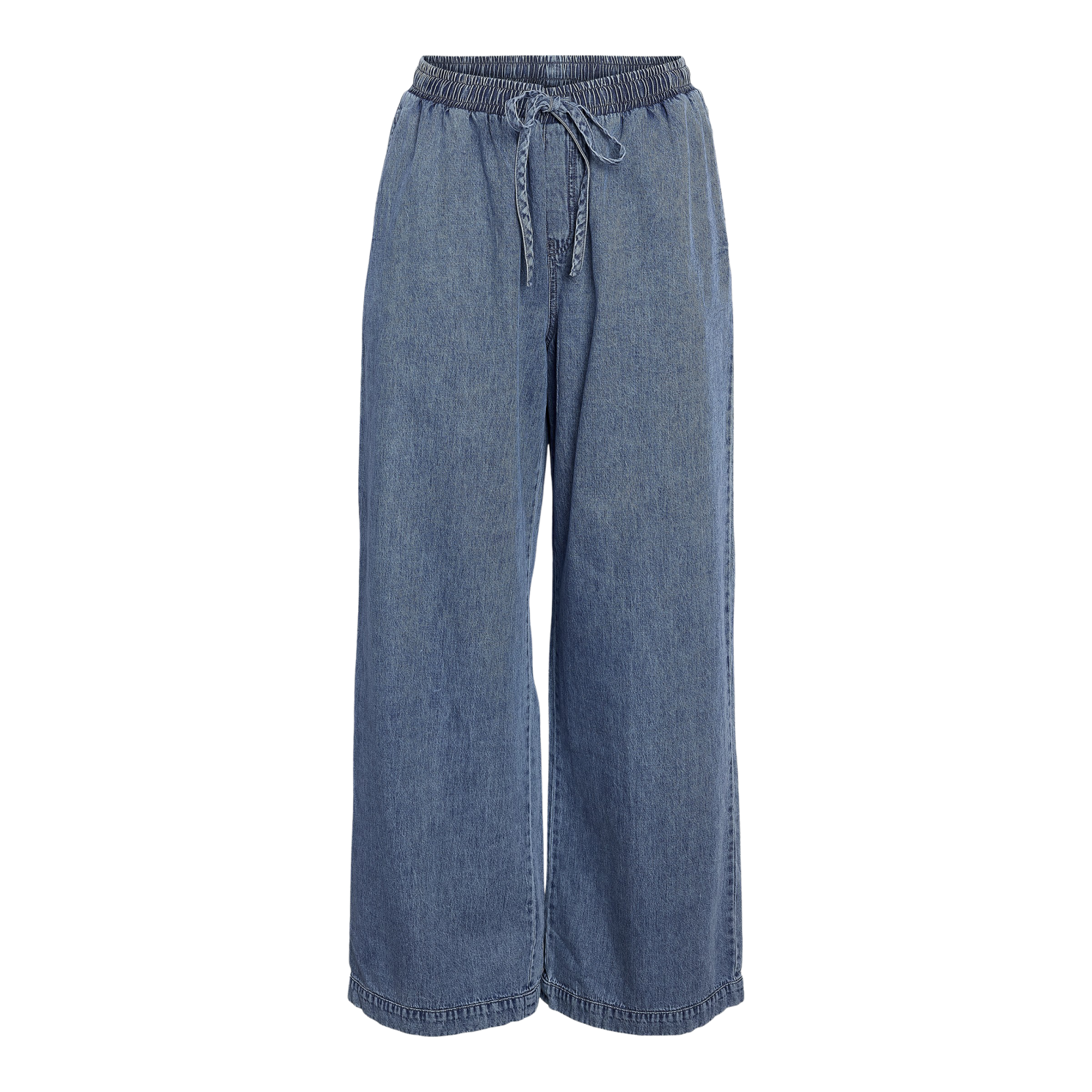 Noisy May Enza Dame Bukser - Medium Blue Denim