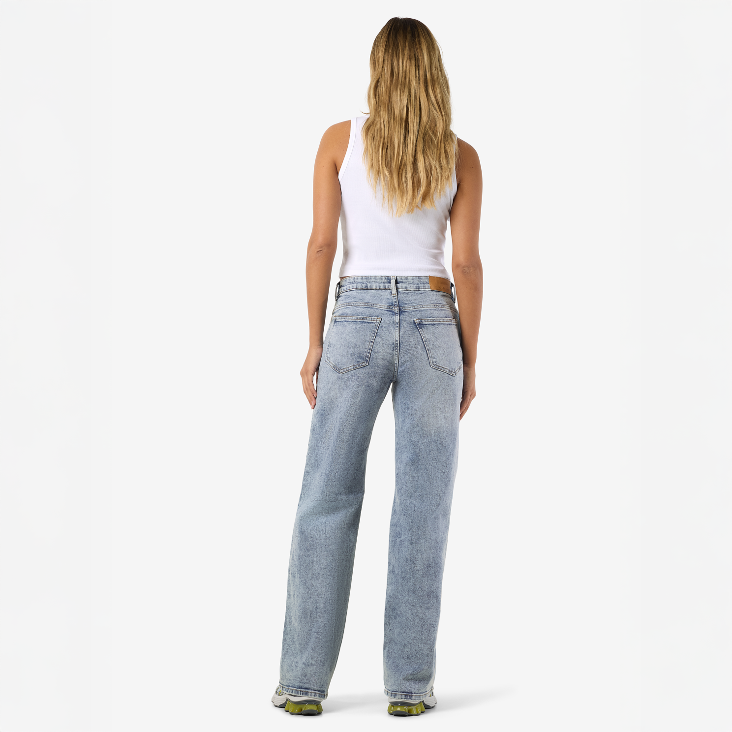 Noisy May Yolanda Dame Jeans - Light Blue Denim