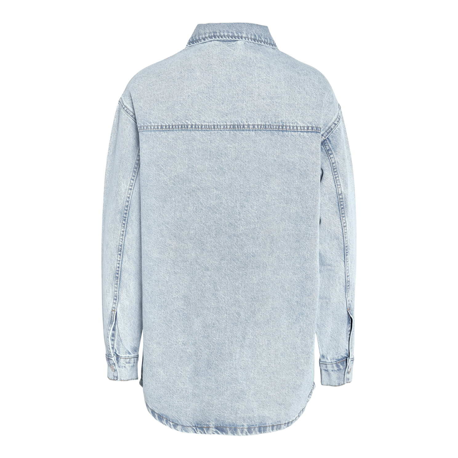 Noisy May Alva Dame Denimskjorte - Light Blue Denim