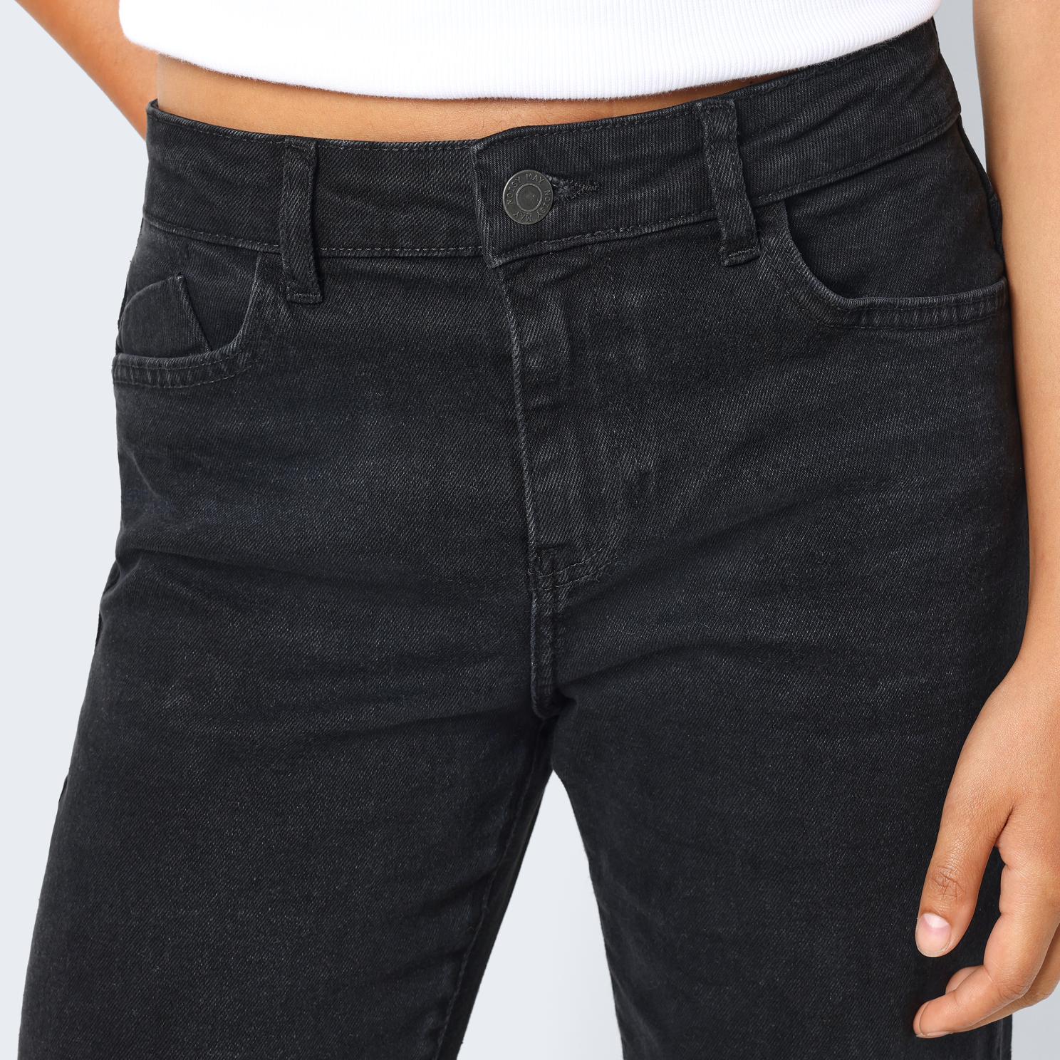 Noisy May Yolanda Dame Jeans - Black Denim