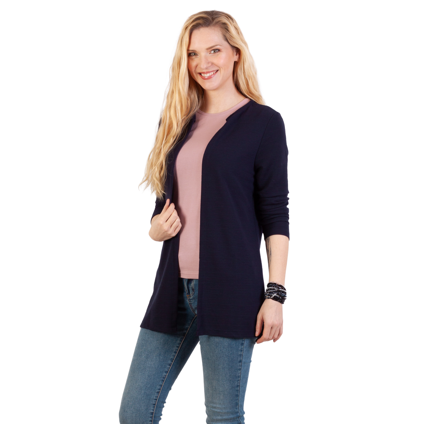 Steenholt Nelly Dame Cardigan - Navy