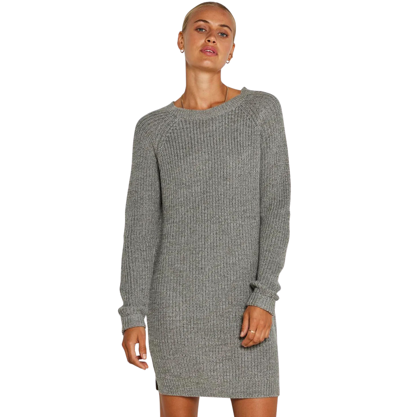 Noisy May Siesta Dame Kjole - Medium Grey Melange