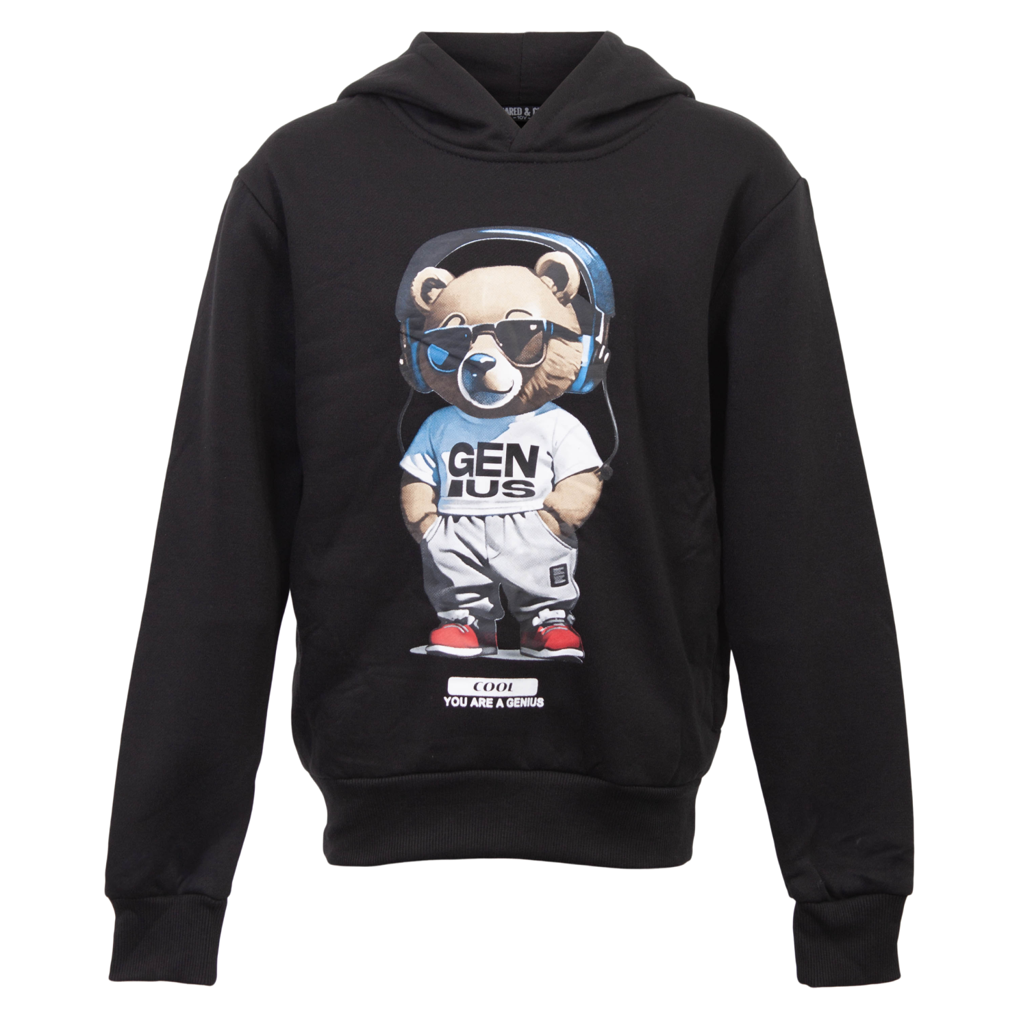 Squared & Cubed Børne Hættetrøje - Black