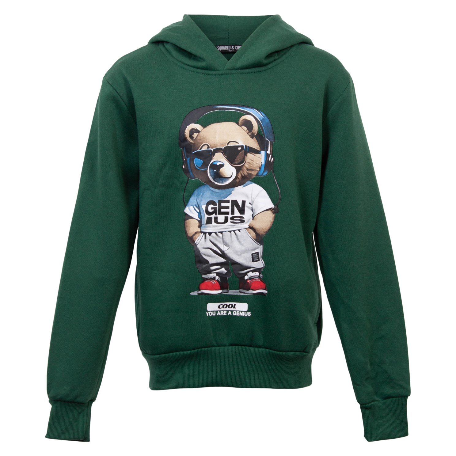 Squared & Cubed Børne Hættetrøje - Green