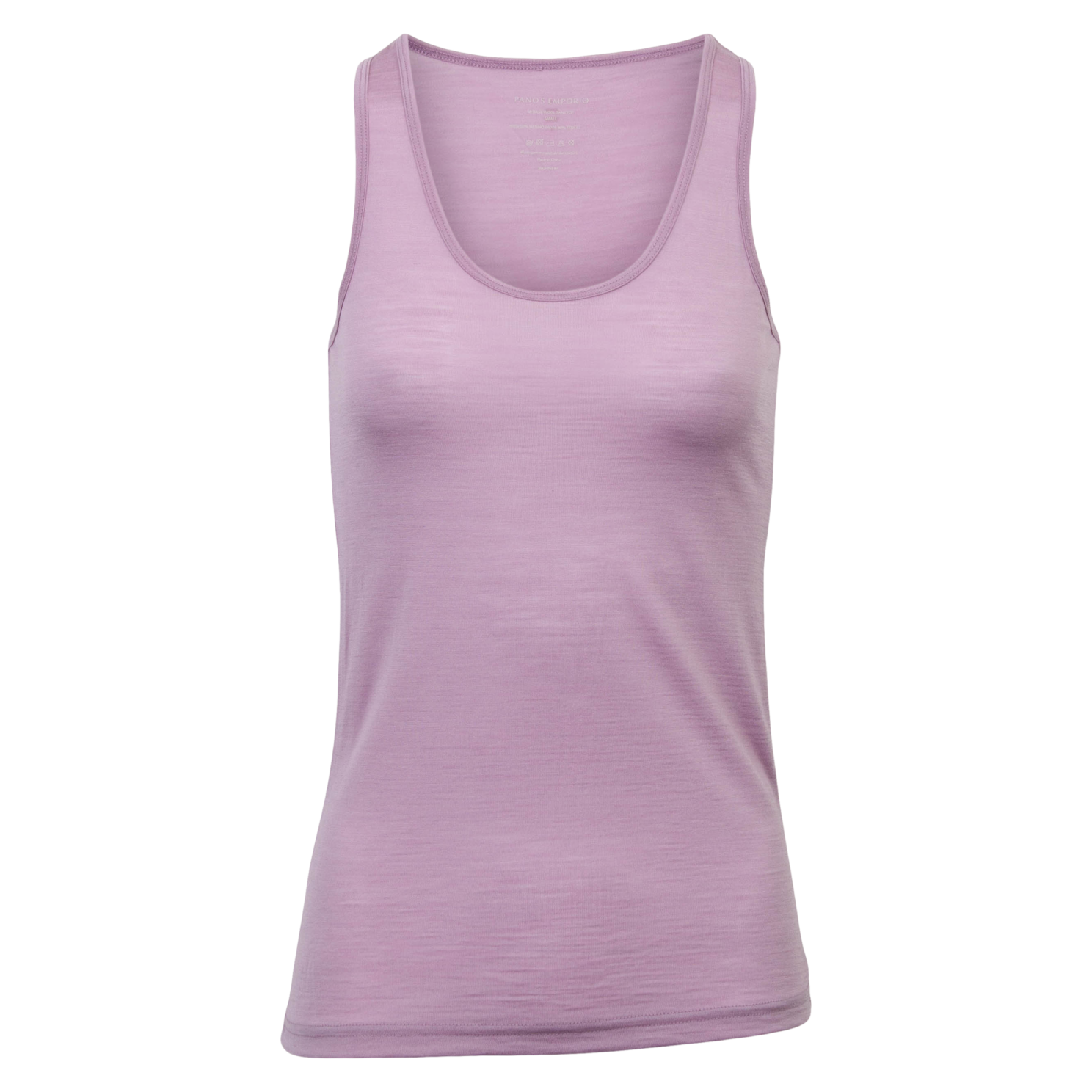 Panos Emporio Dame Tanktop i merinouldmix - PINK DAWN