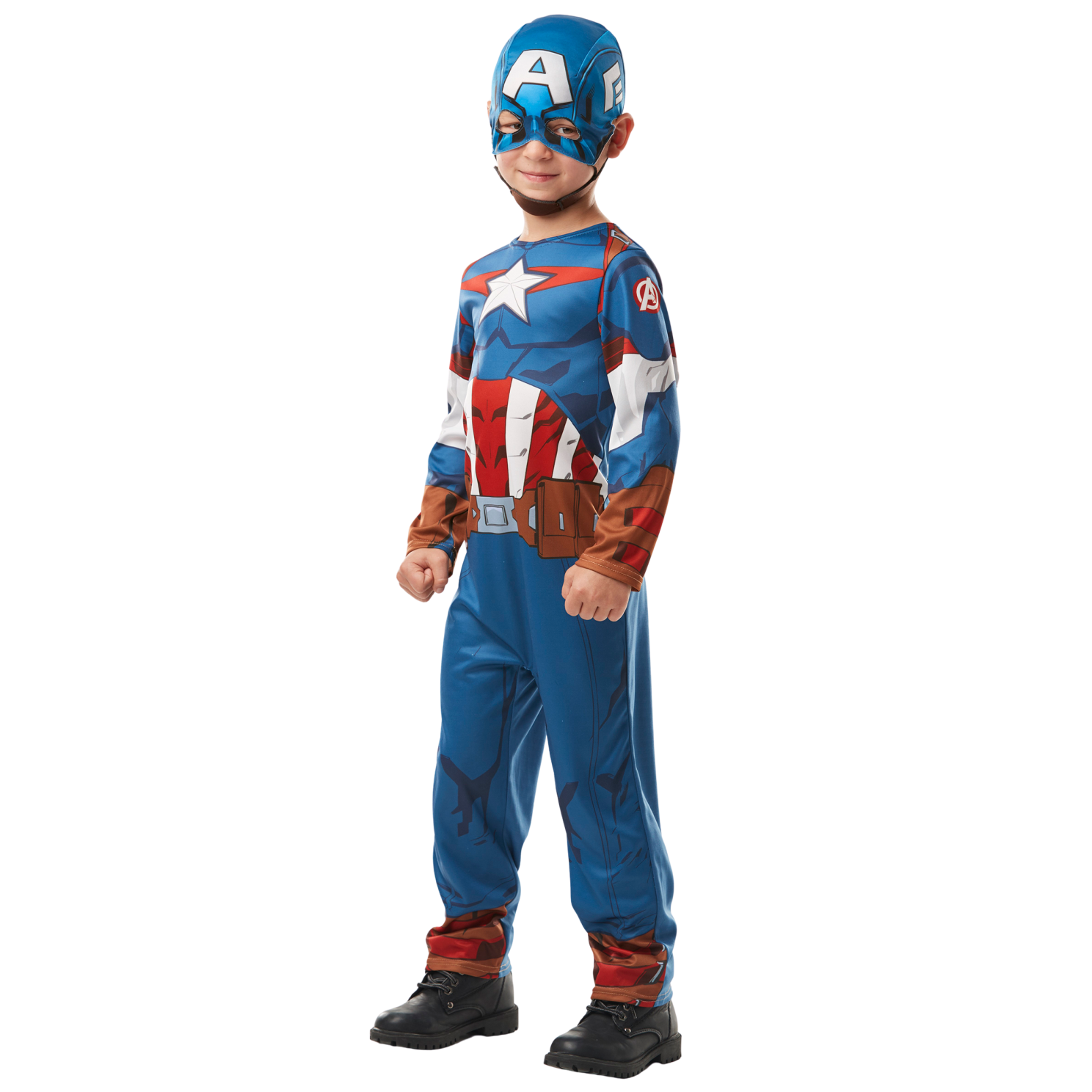 Marvel Marvel Captain America Børne Kostume - CAPTAIN AMERICA