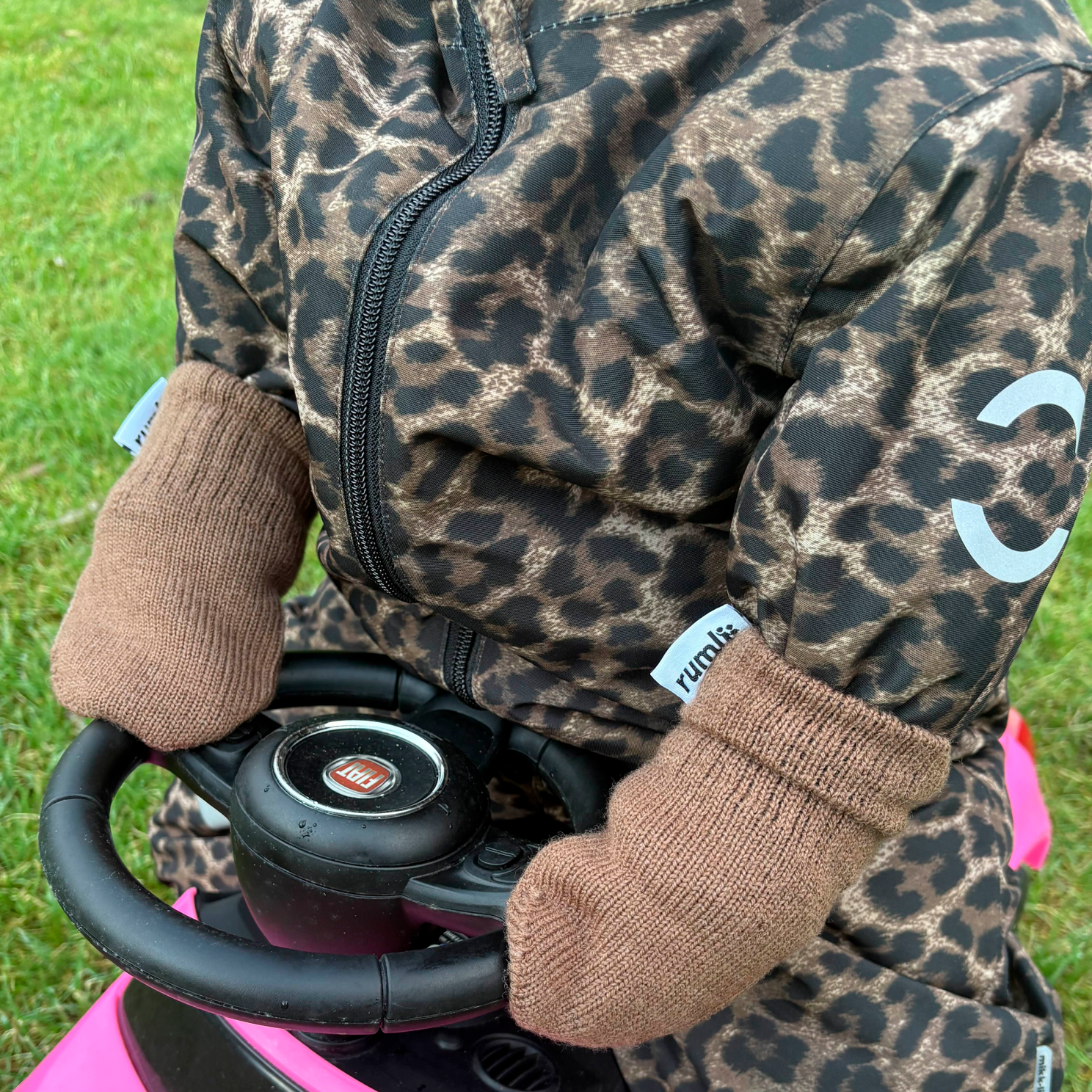 Rumlii Unisex Luffer i uldmix - Brun