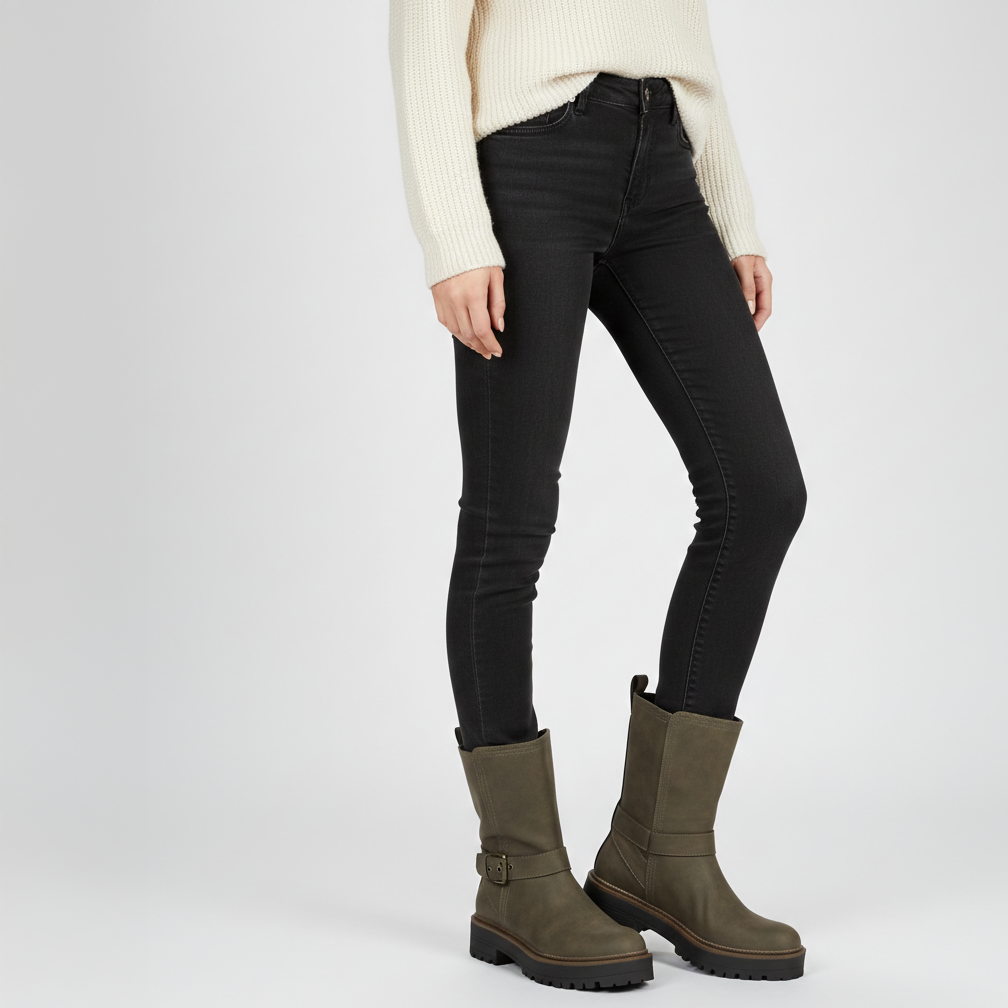 Anyway Dame Støvler - Stone Brown