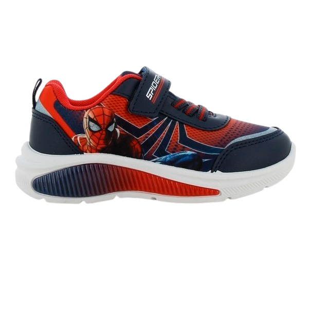 Marvel Marvel Spiderman Børne Sneakers m. blink - Navy/Rød