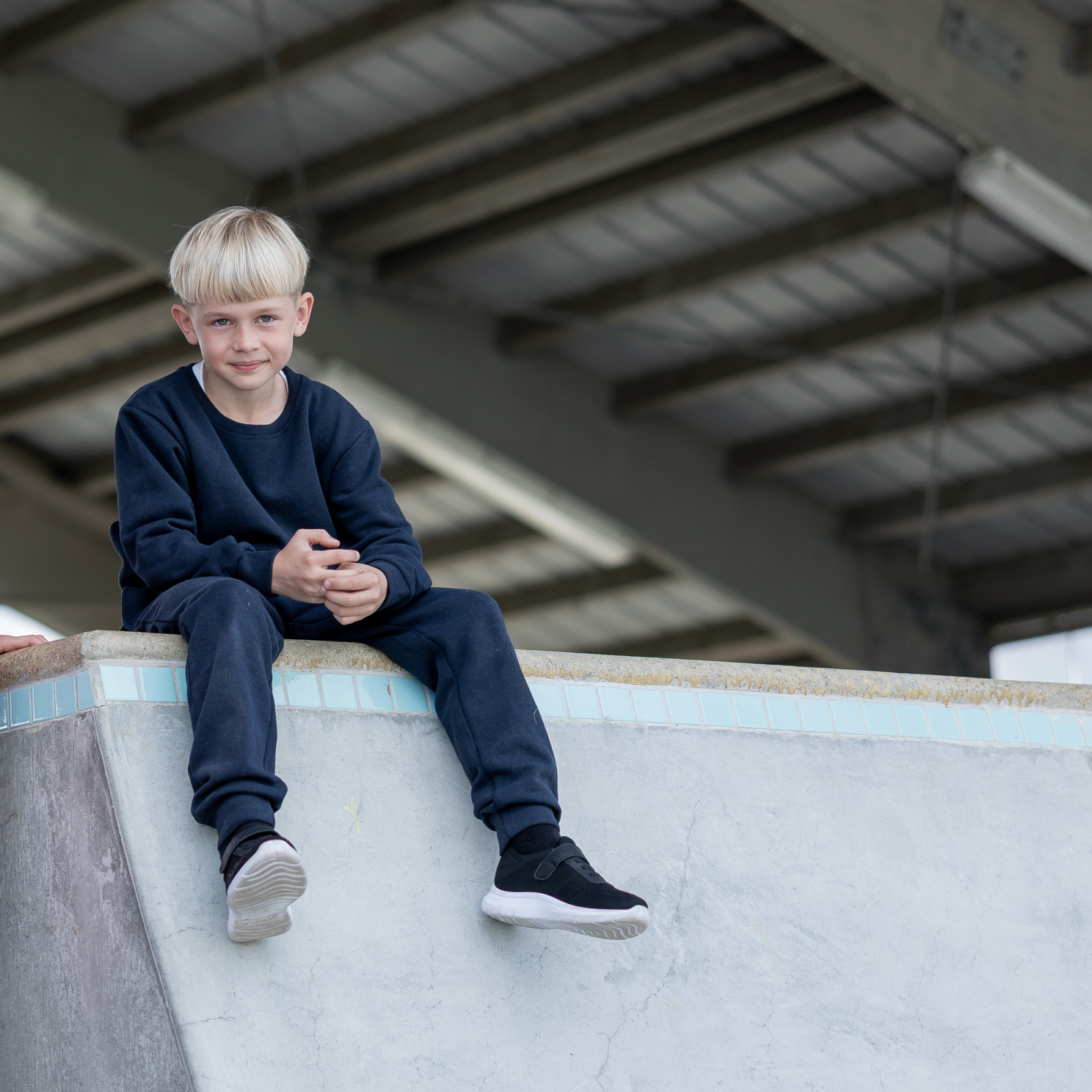Steenholt Børne Sweatshirt - Navy