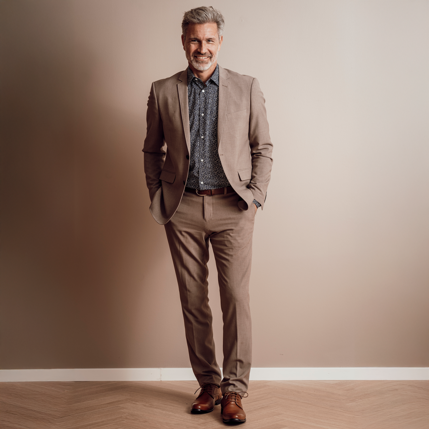 Nero Pisa Herre Blazer - Sand