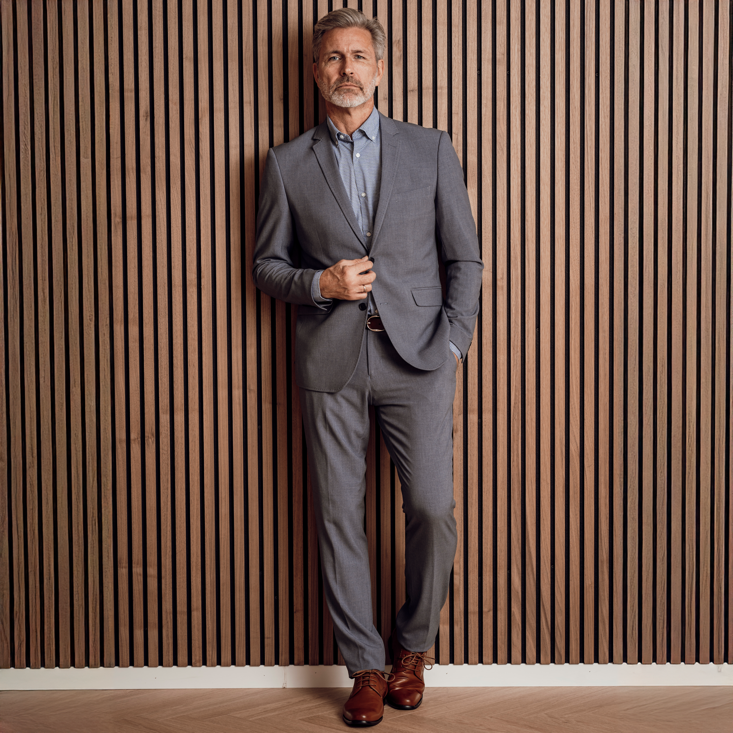 Nero Pisa Herre Habitbukser - Medium Light Blue