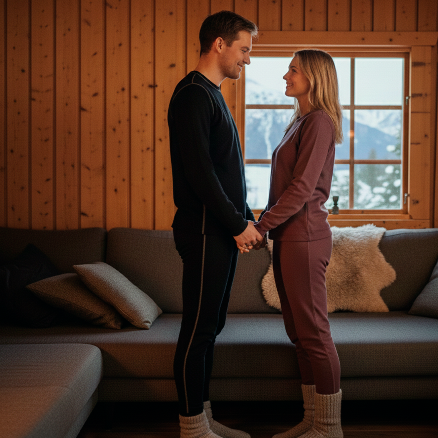 Steenholt Unisex Skiundertøj - Black