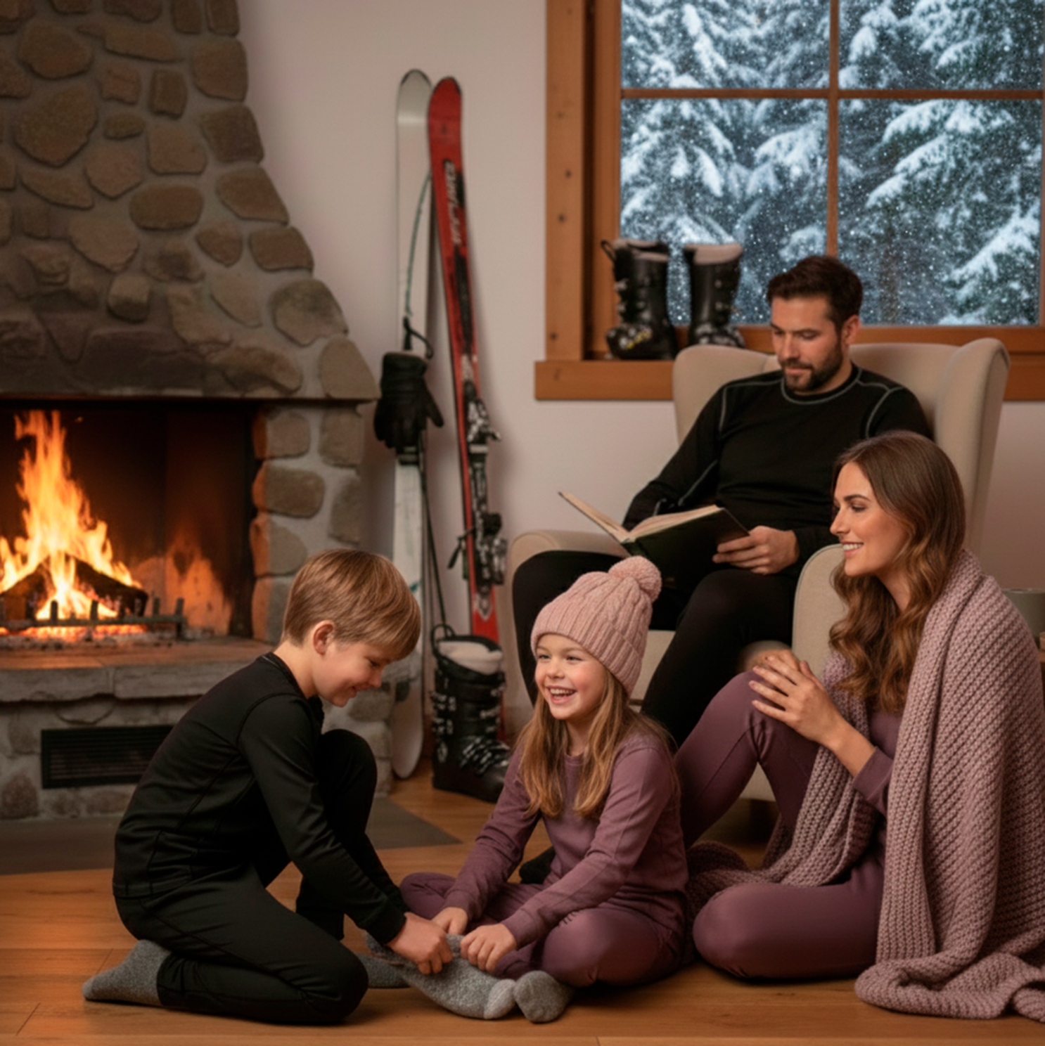 Steenholt Dame Skiundertøj - Flint