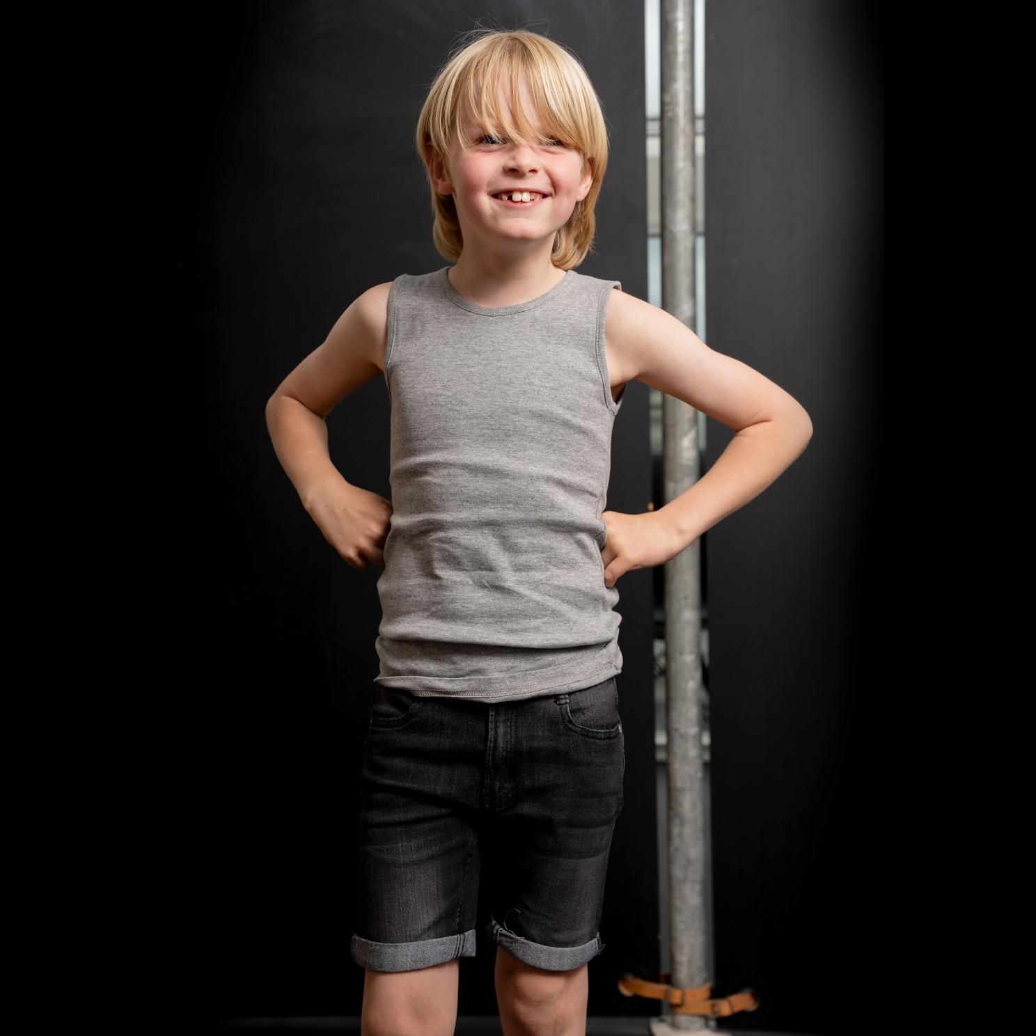 Steenholt Clark Børne Tanktop - Light Grey